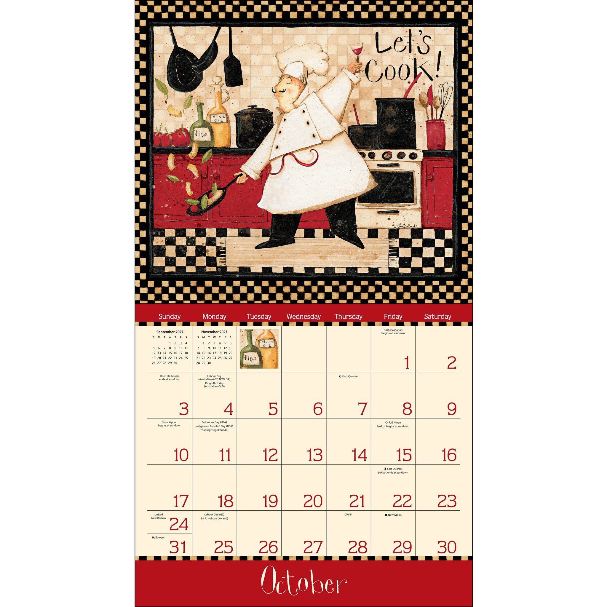Home is in the Kitchen 2027 Wall Calendar