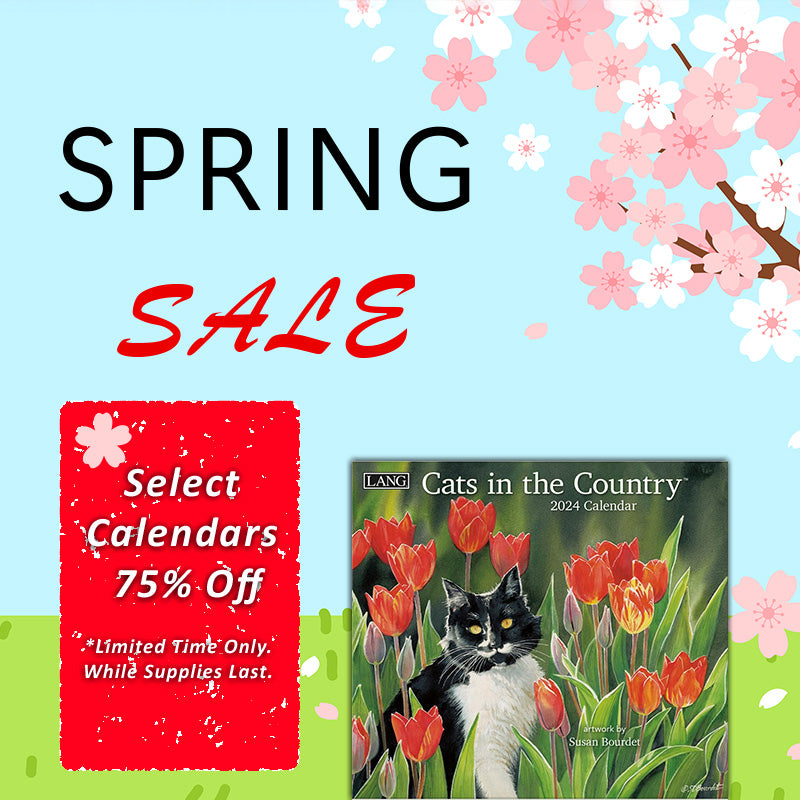 Select 2024 calendars now up to 75% off. Gettem before they're gone!