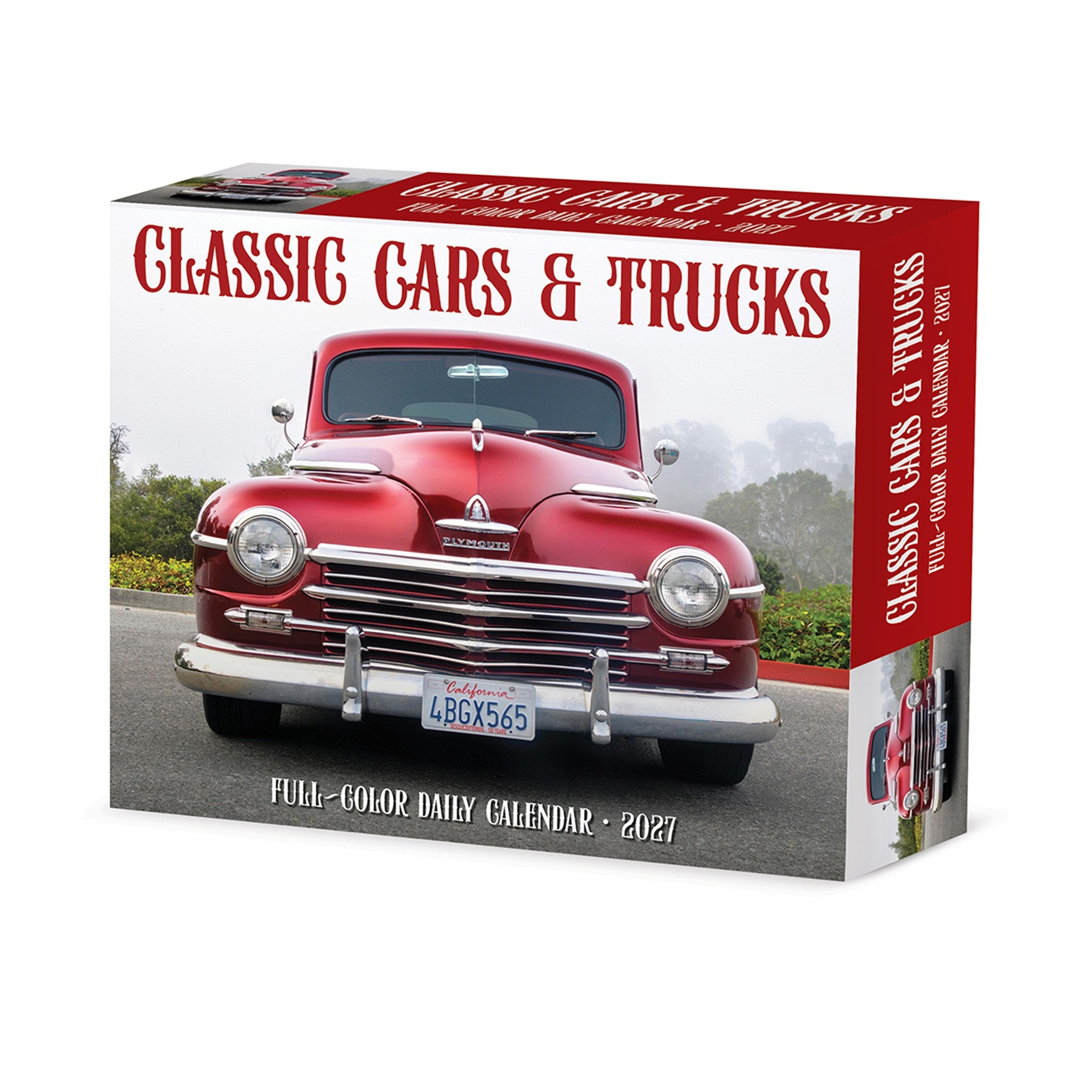 Classic Cars & Trucks 2027 Box Calendar