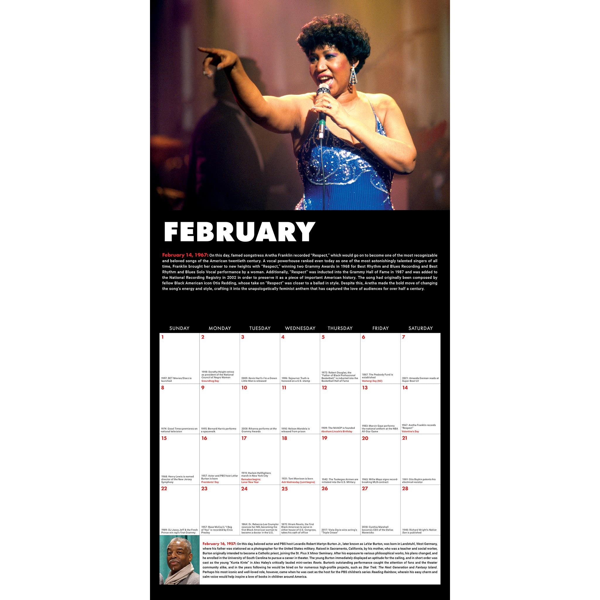 This Day In Black History 2026 Wall Calendar - Online Only