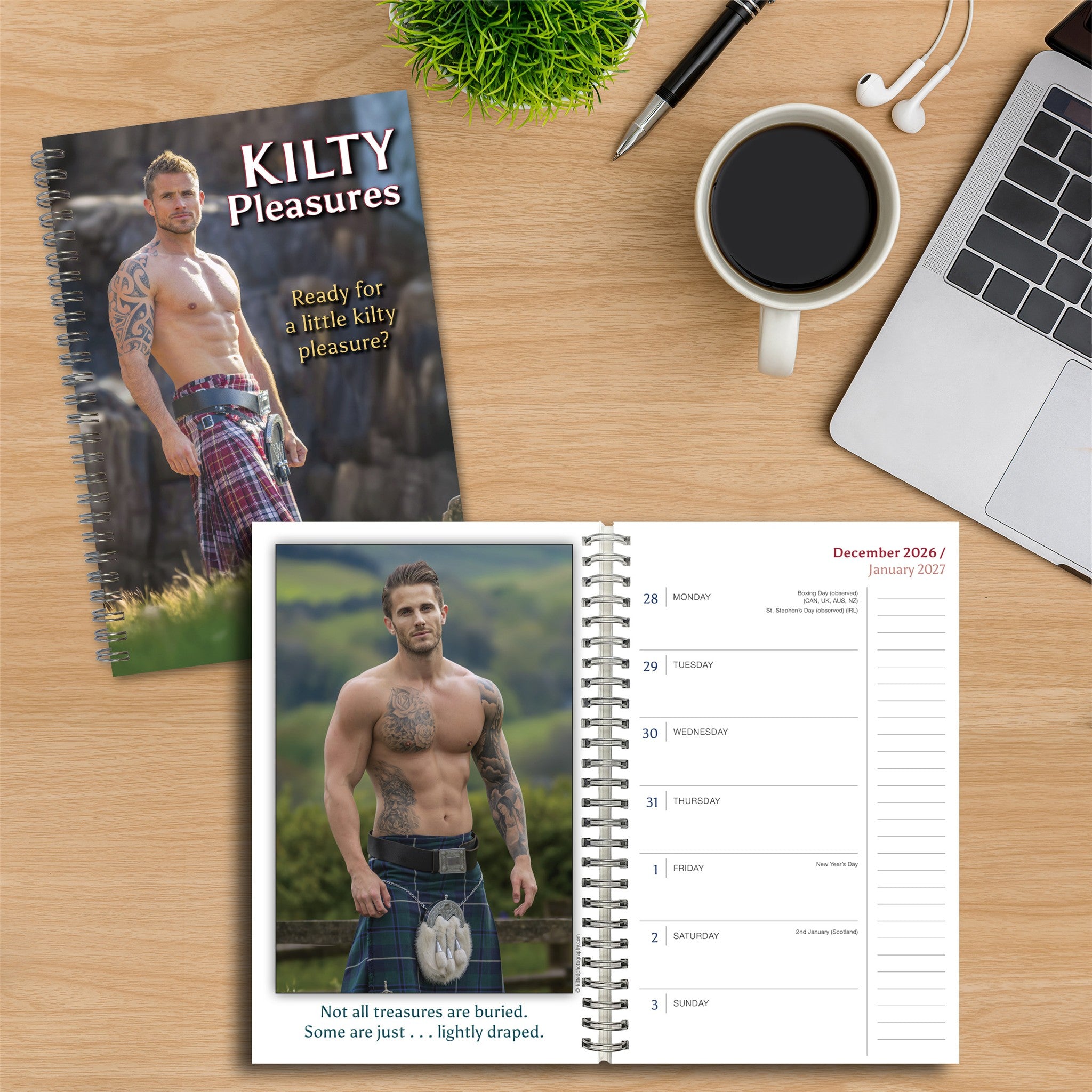 Kilty Pleasures 2027 Engagement Calendar