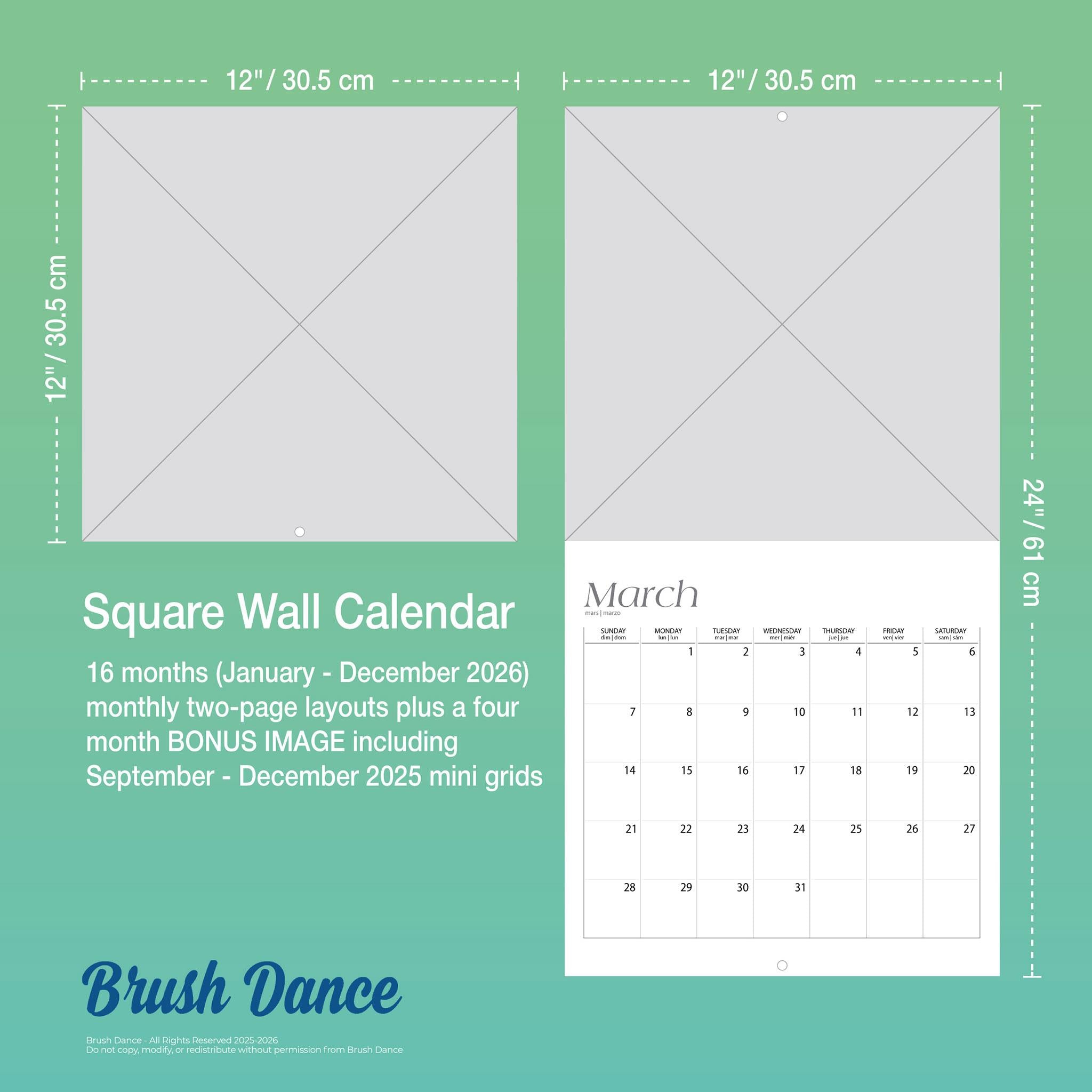 Timeless Buddha 2026 Wall Calendar