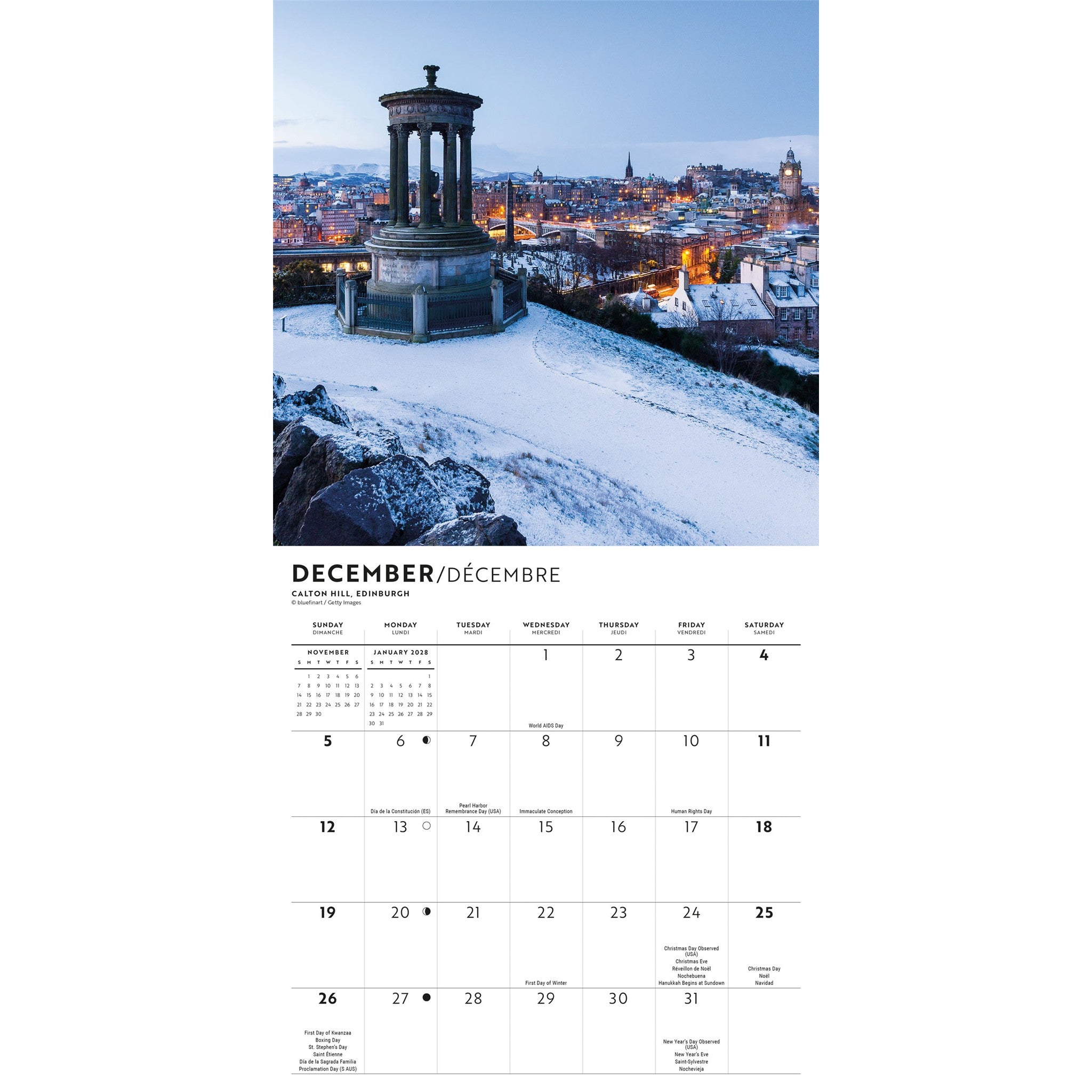 Scotland 2027 Mini Calendar