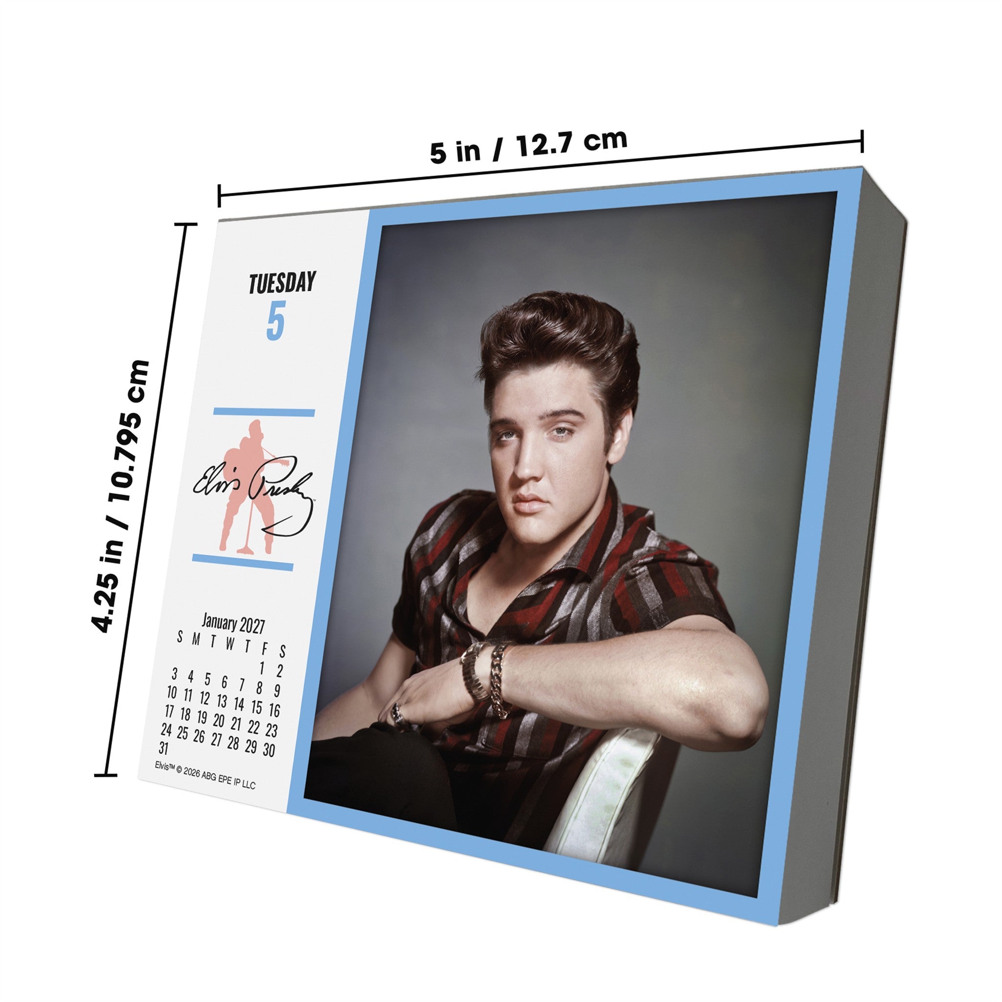 Elvis Presley 2027 Box Calendar