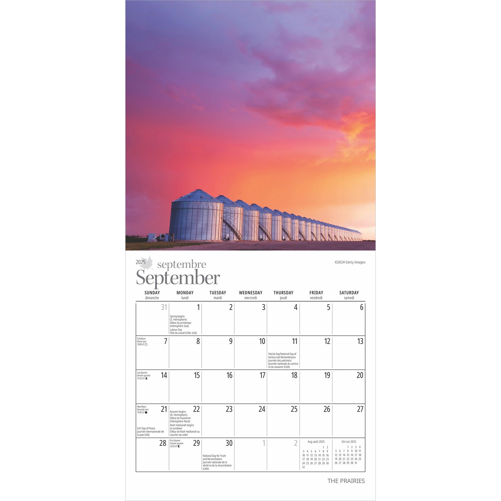 Prairies Mini 2025 Calendar
