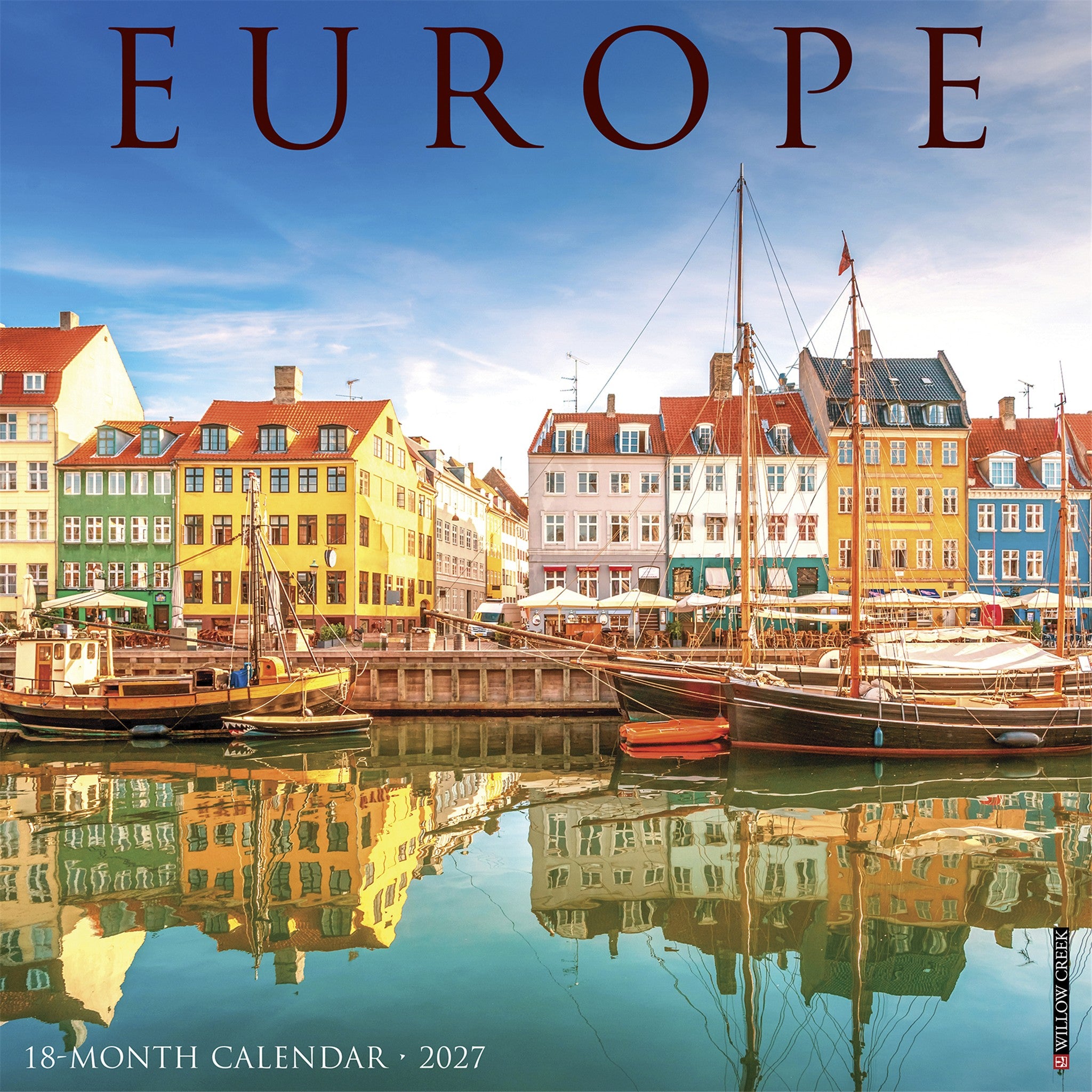 Europe 2027 Wall Calendar
