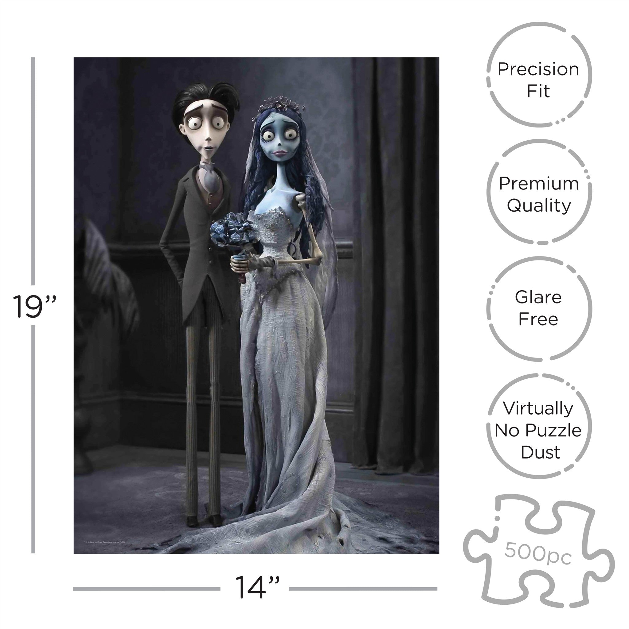 The Corpse Bride Coffin 500 Piece Puzzle