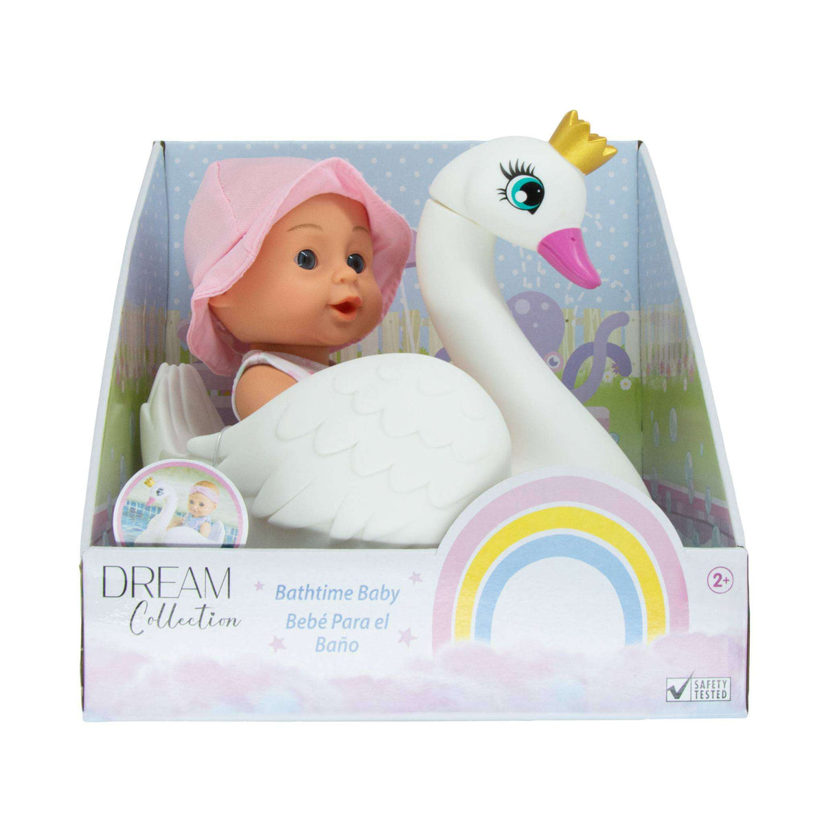 Bath Time 10in Baby Doll with Assorted Floaties