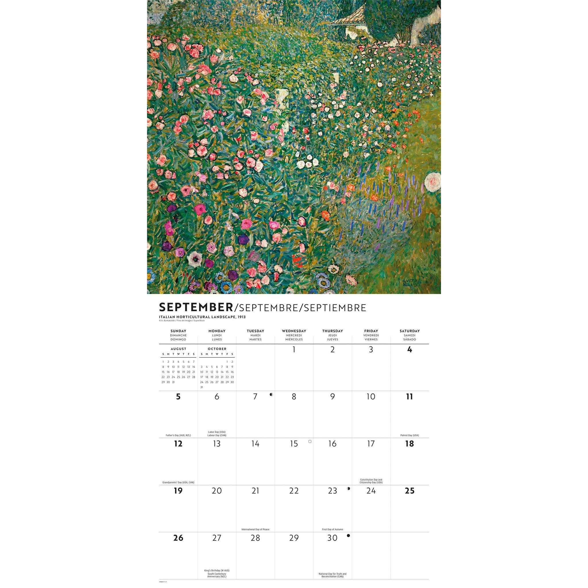 Klimt 2027 Wall Calendar