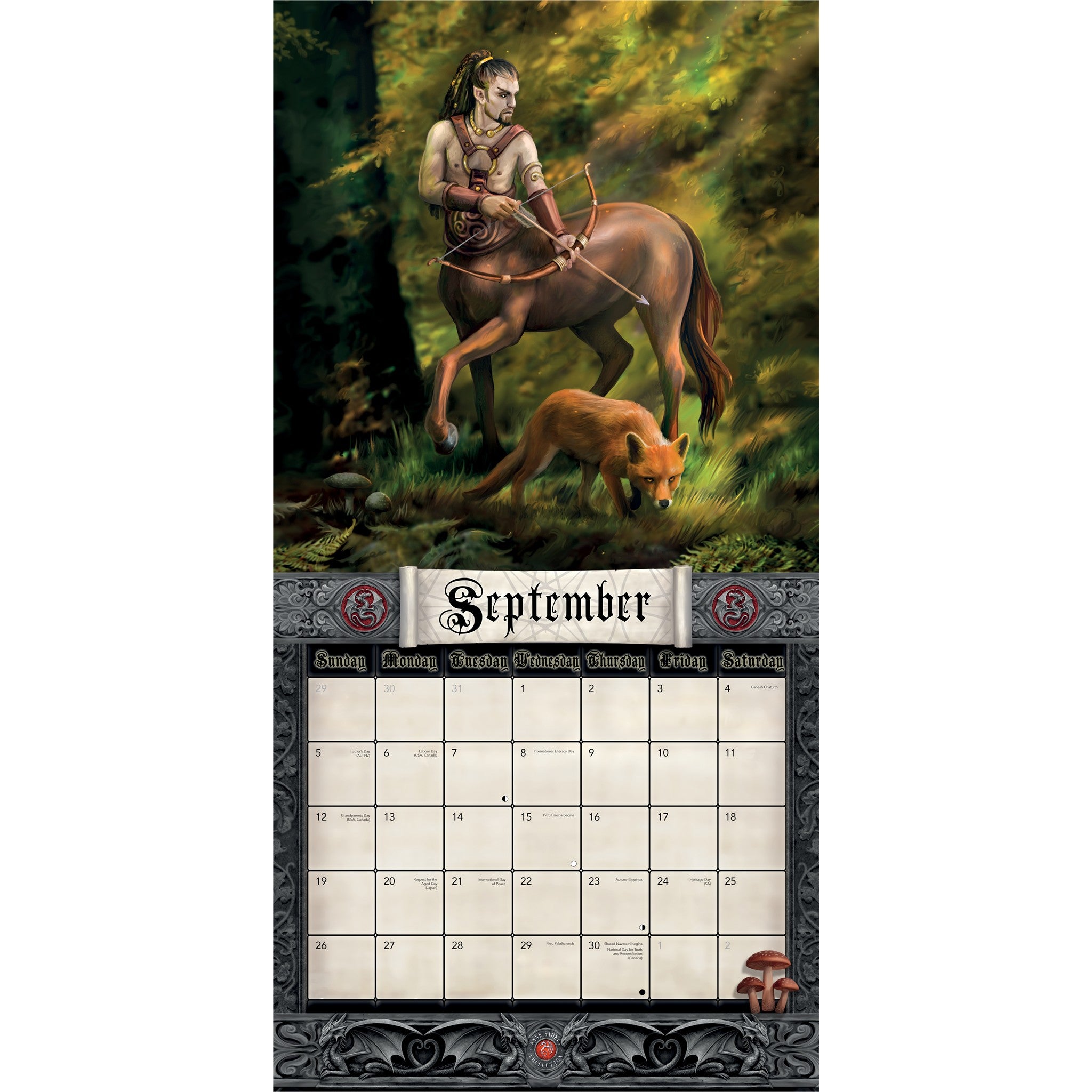 Anne Stokes 2027 Wall Calendar