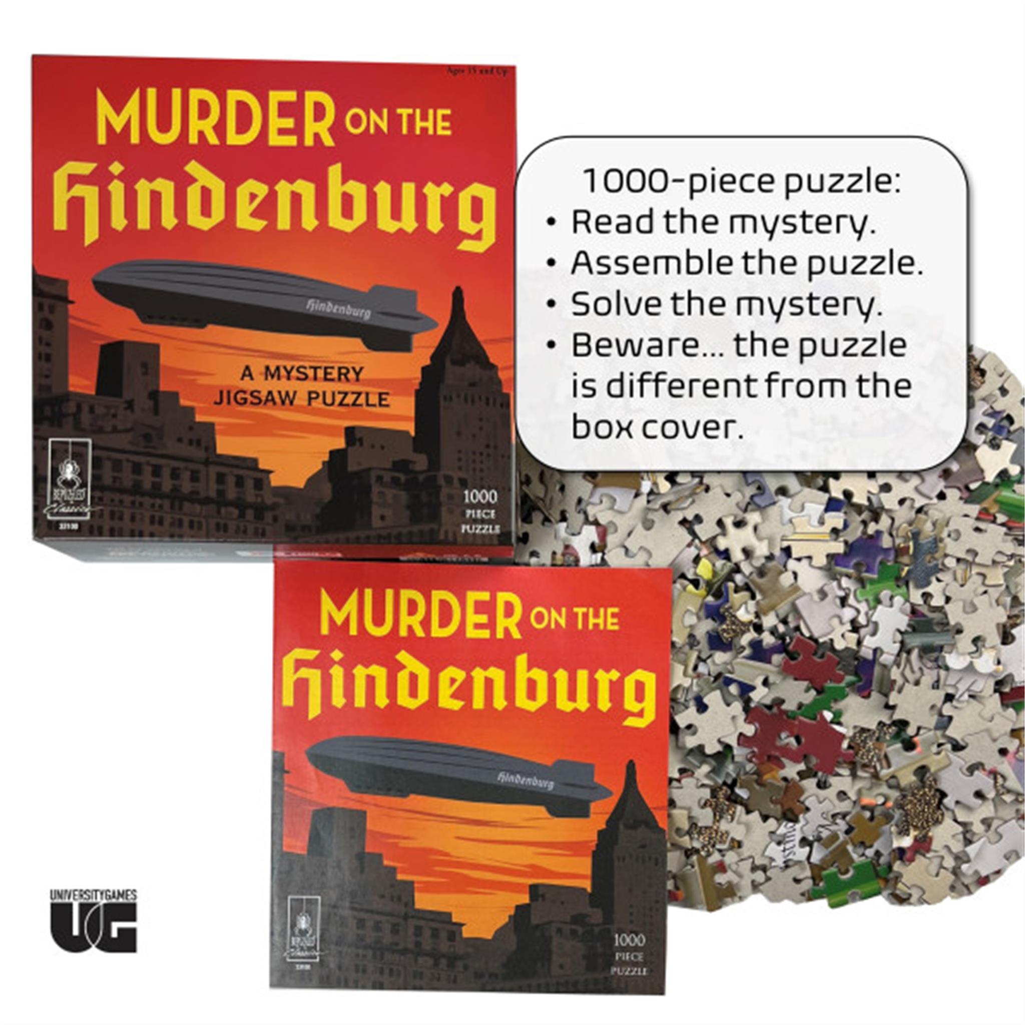 Murder on the Hindenburg 1000 Piece Puzzle - Online Only