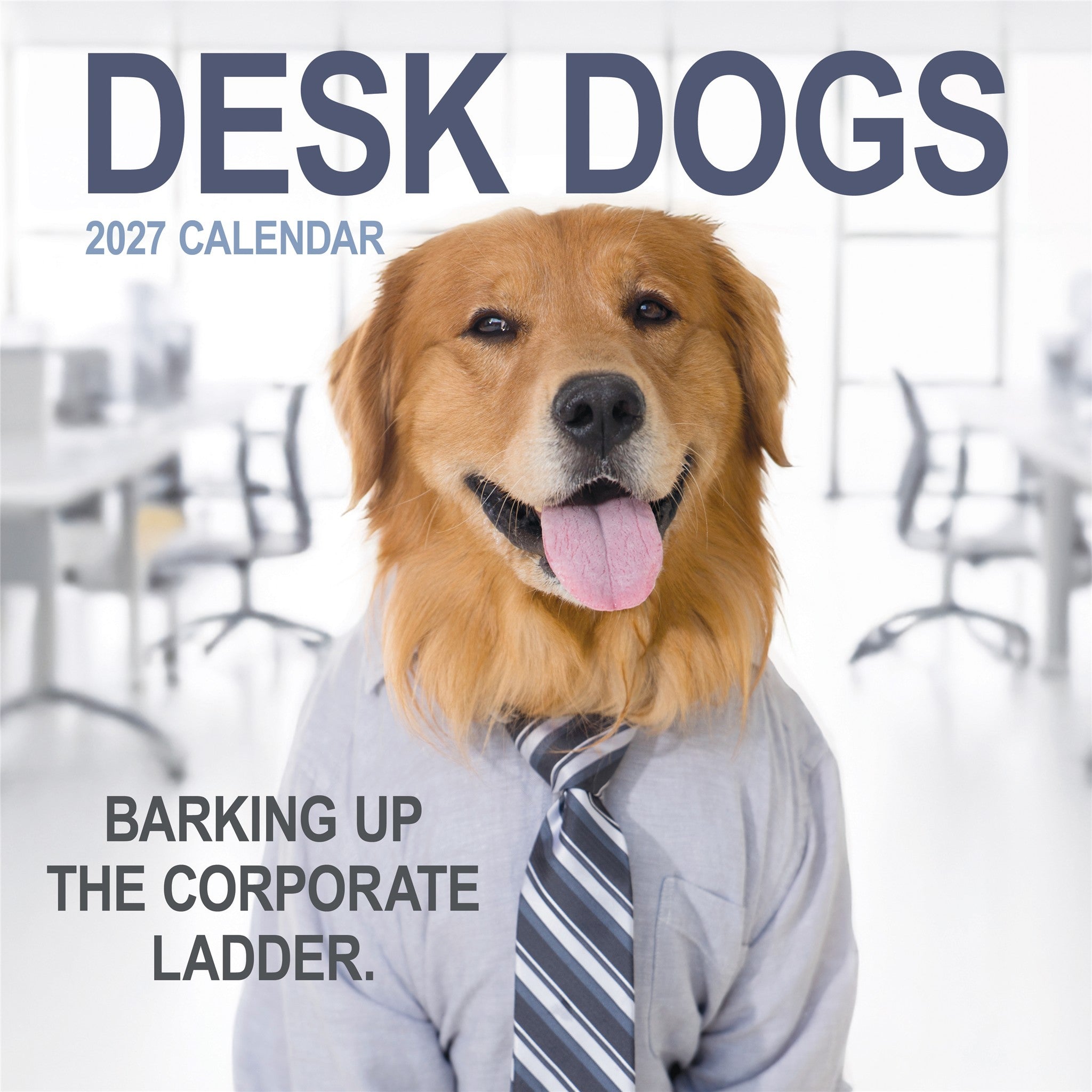Desk Dogs 2027 Wall Calendar