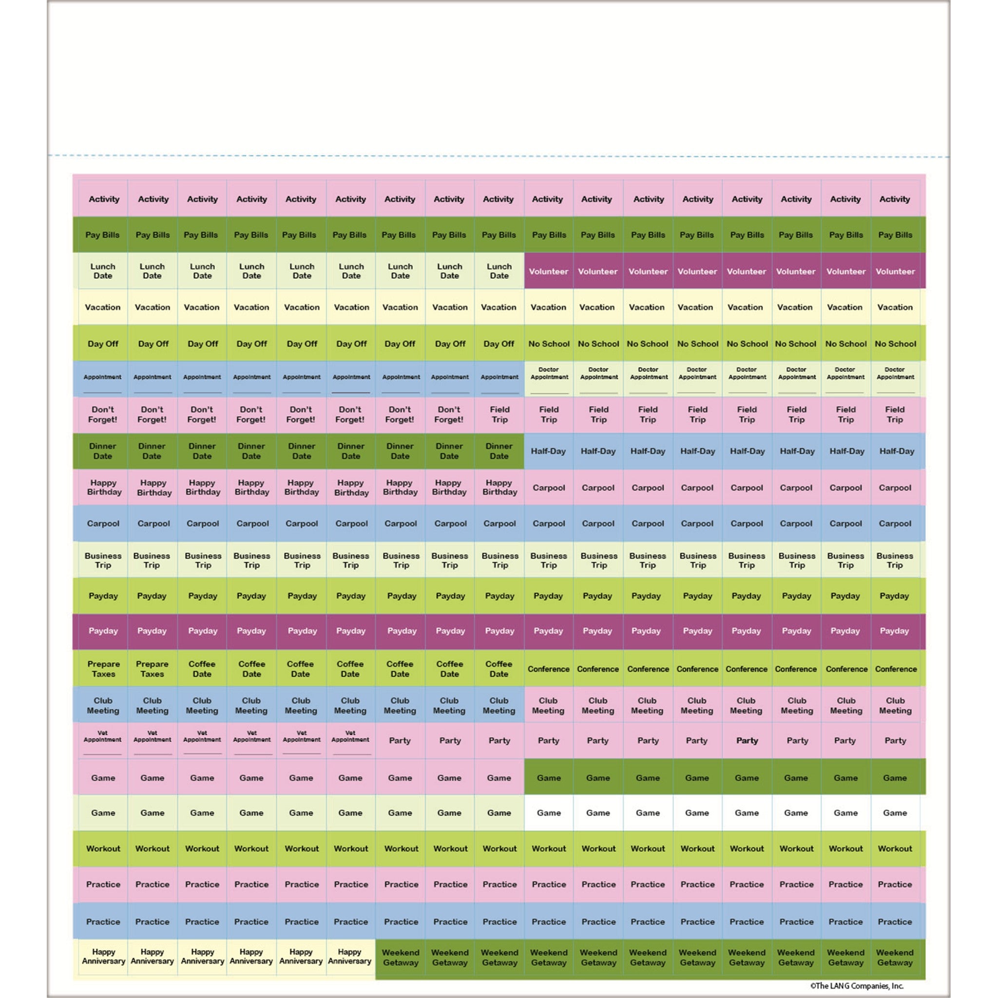 Botanical Gardens Plan it 2026-2027 Wall Calendar
