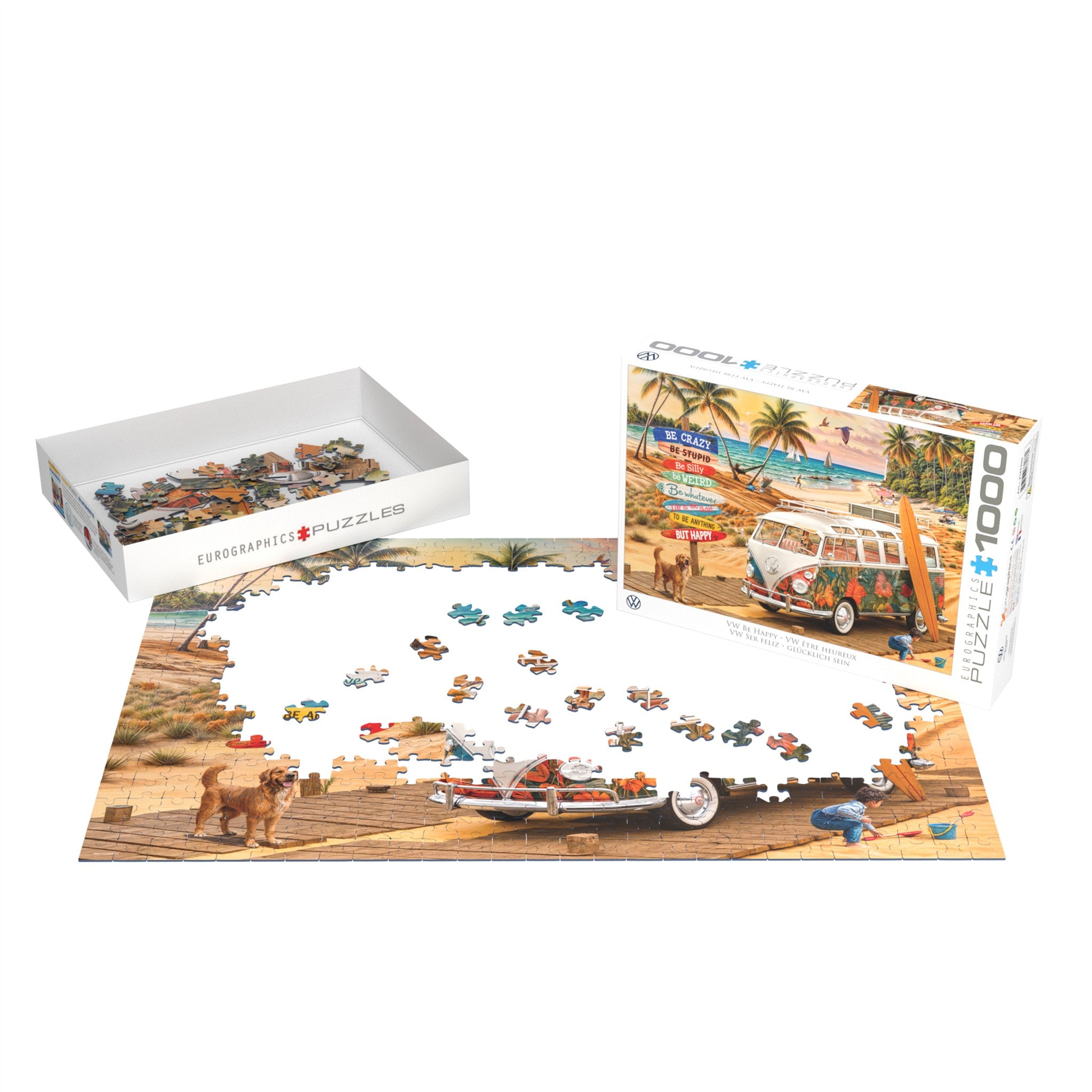VW Be Happy 1000 Piece Puzzle