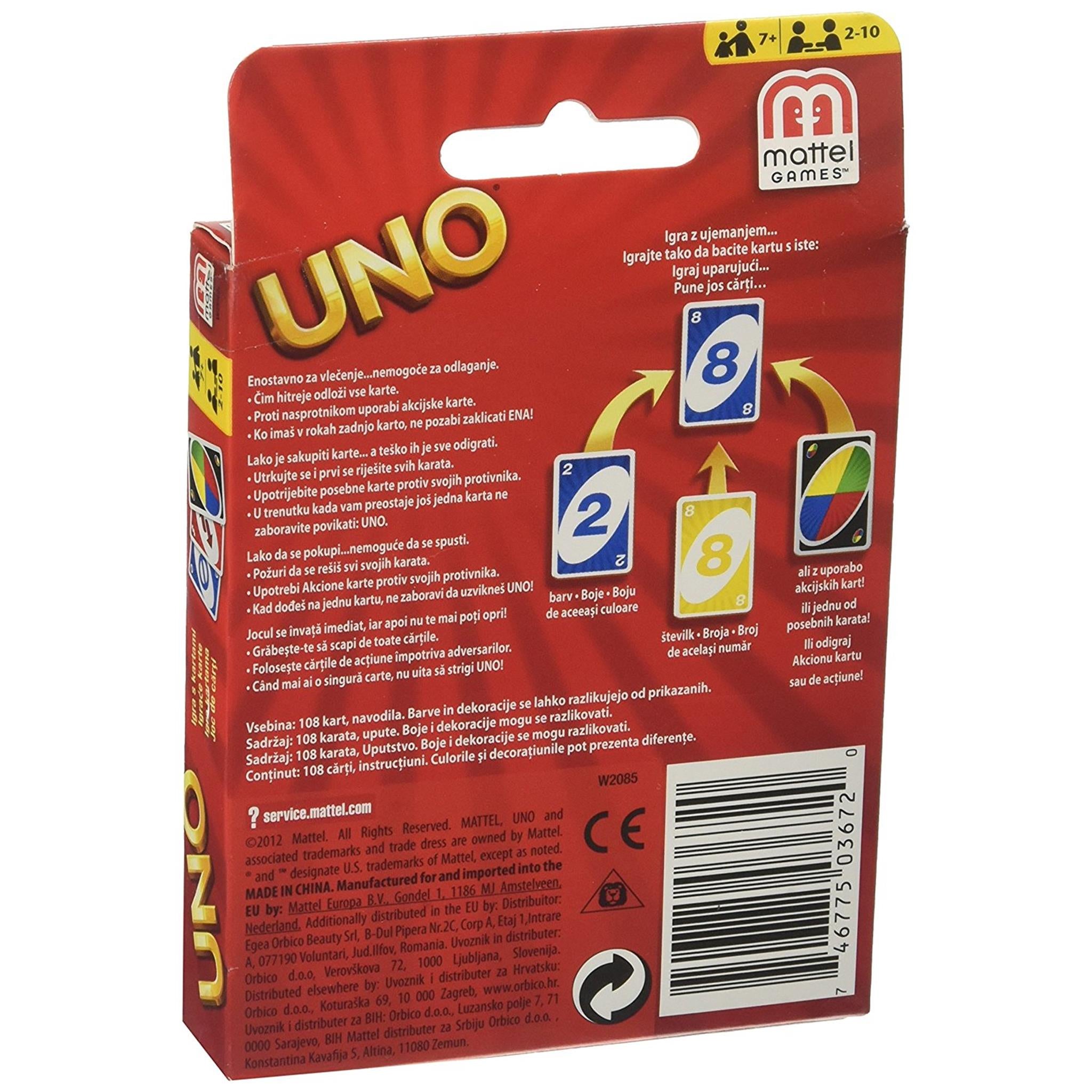 UNO Card Game - Calendar Club Canada