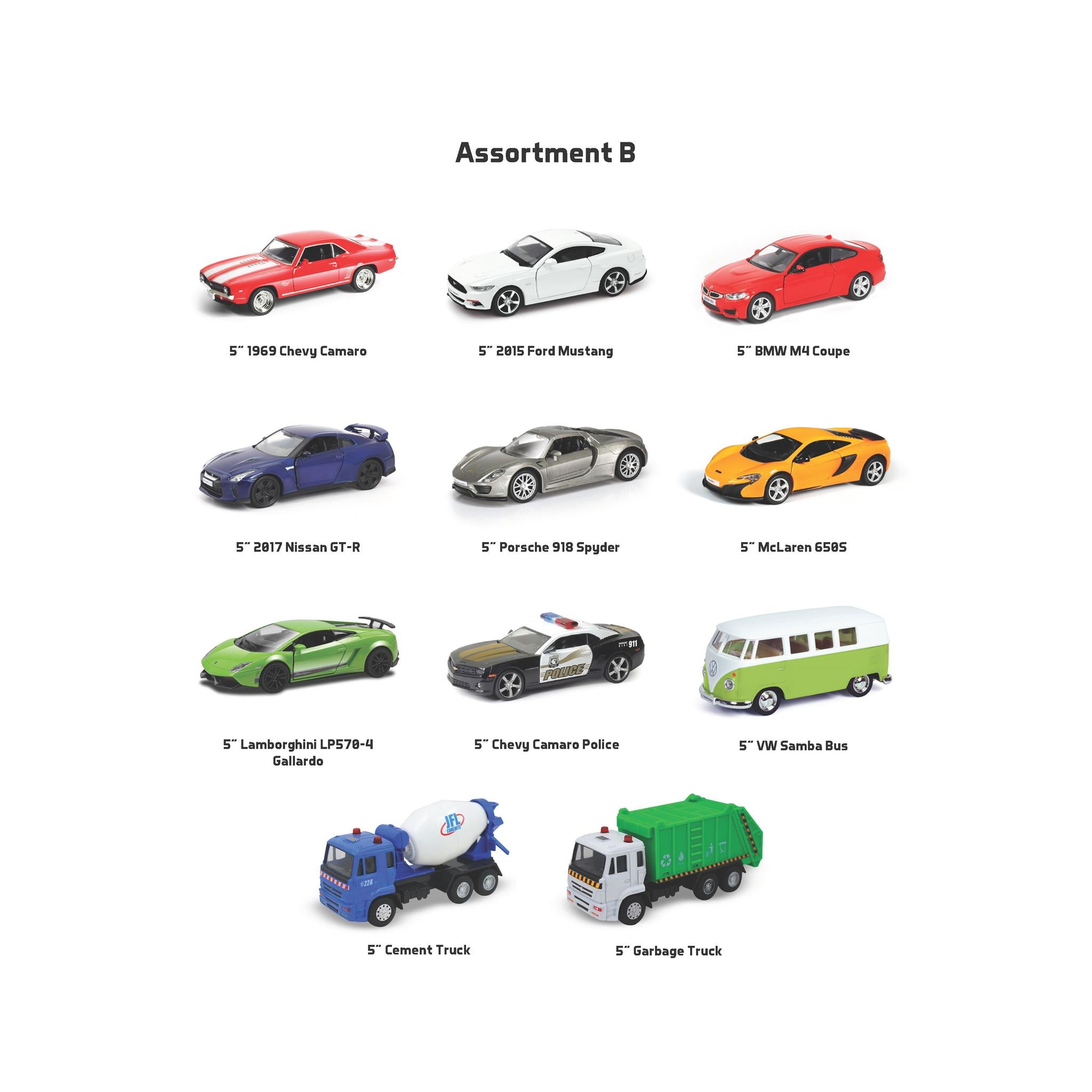 Die Cast Cars Assorted Models (1 Piece)
