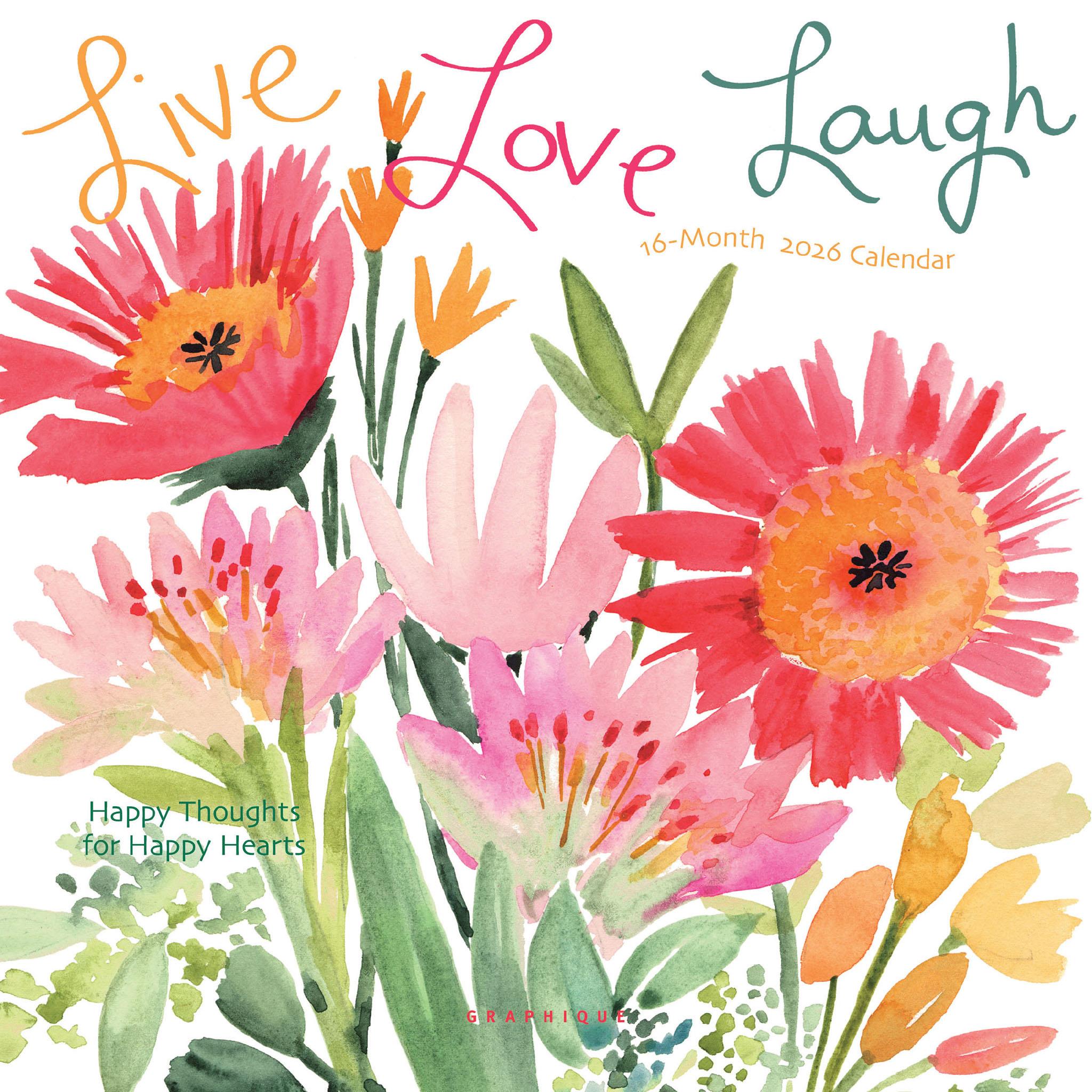Live Love Laugh 2026 Mini Calendar