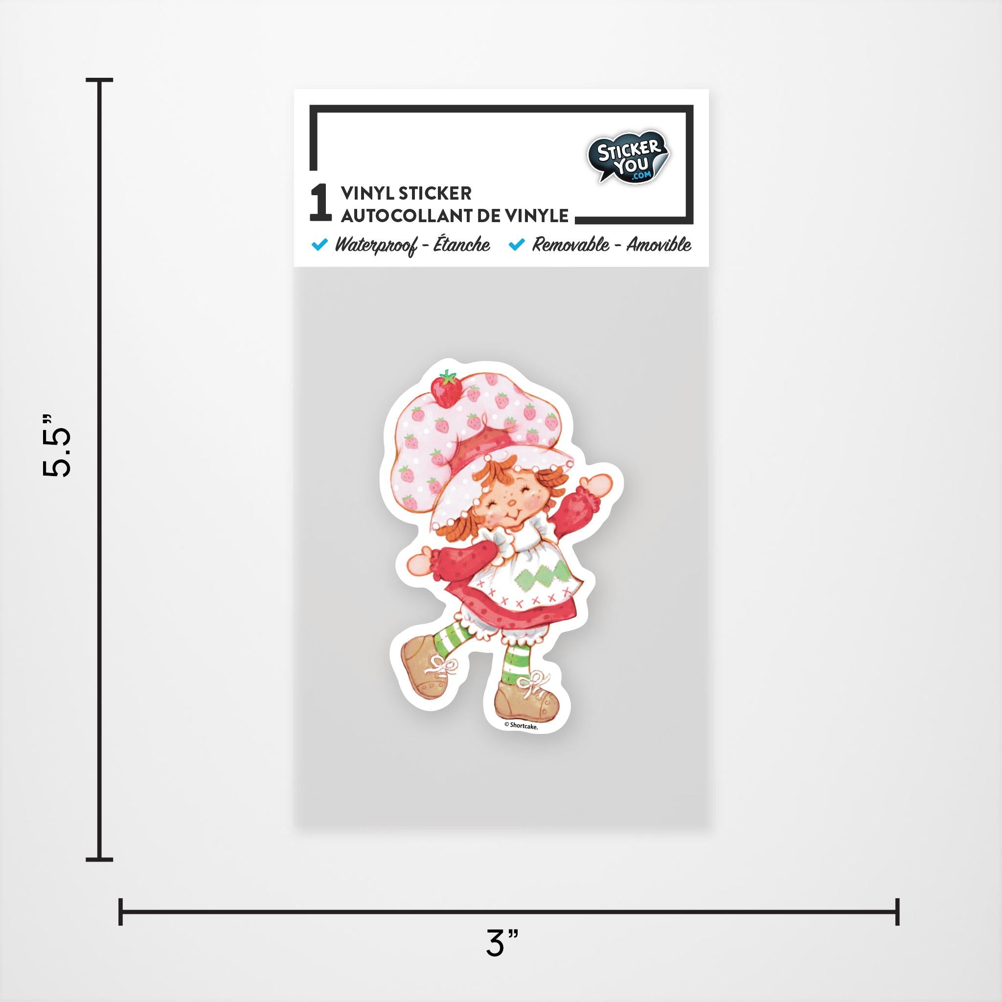 Strawberry Shortcake Vinyl Sticker
