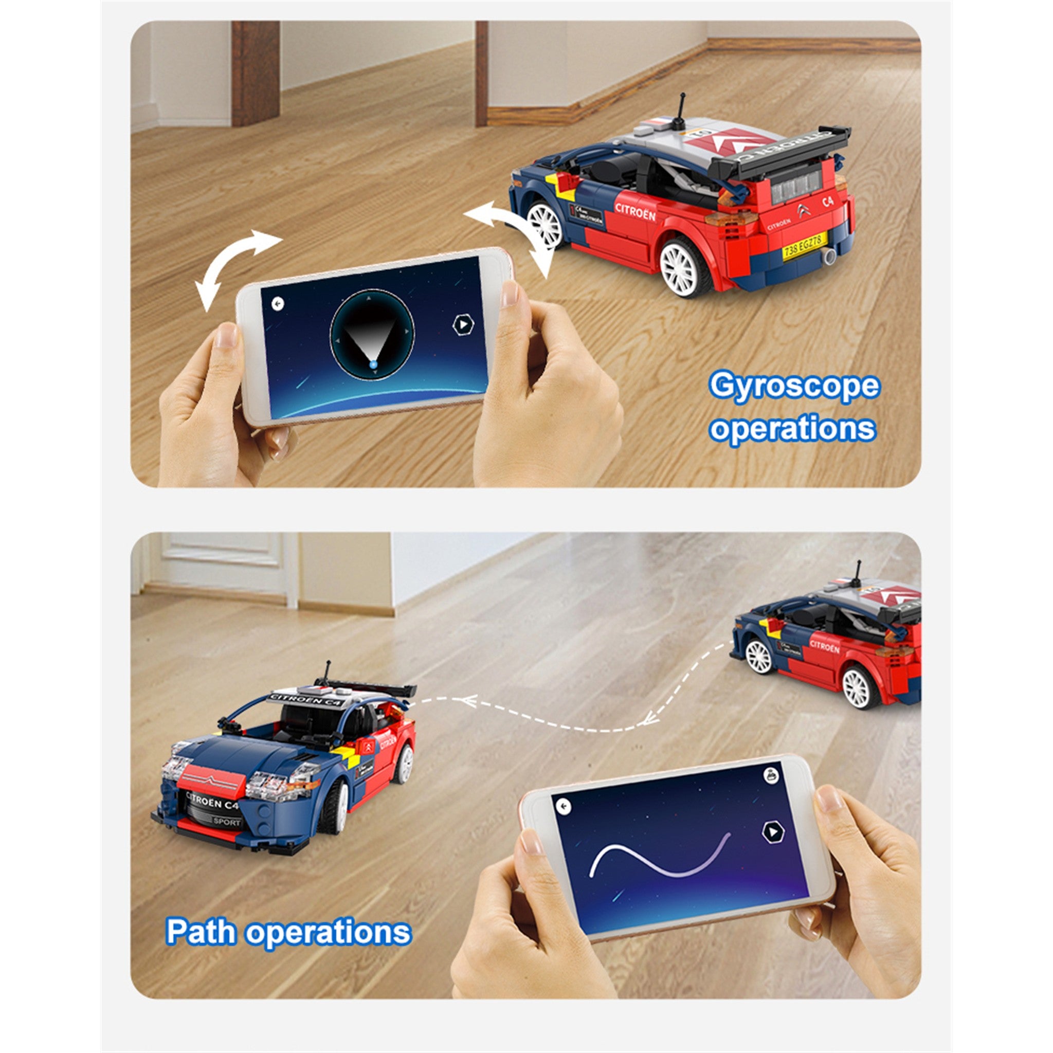 2008 Citroen C4 WRC 329 Pieces with Remote Control