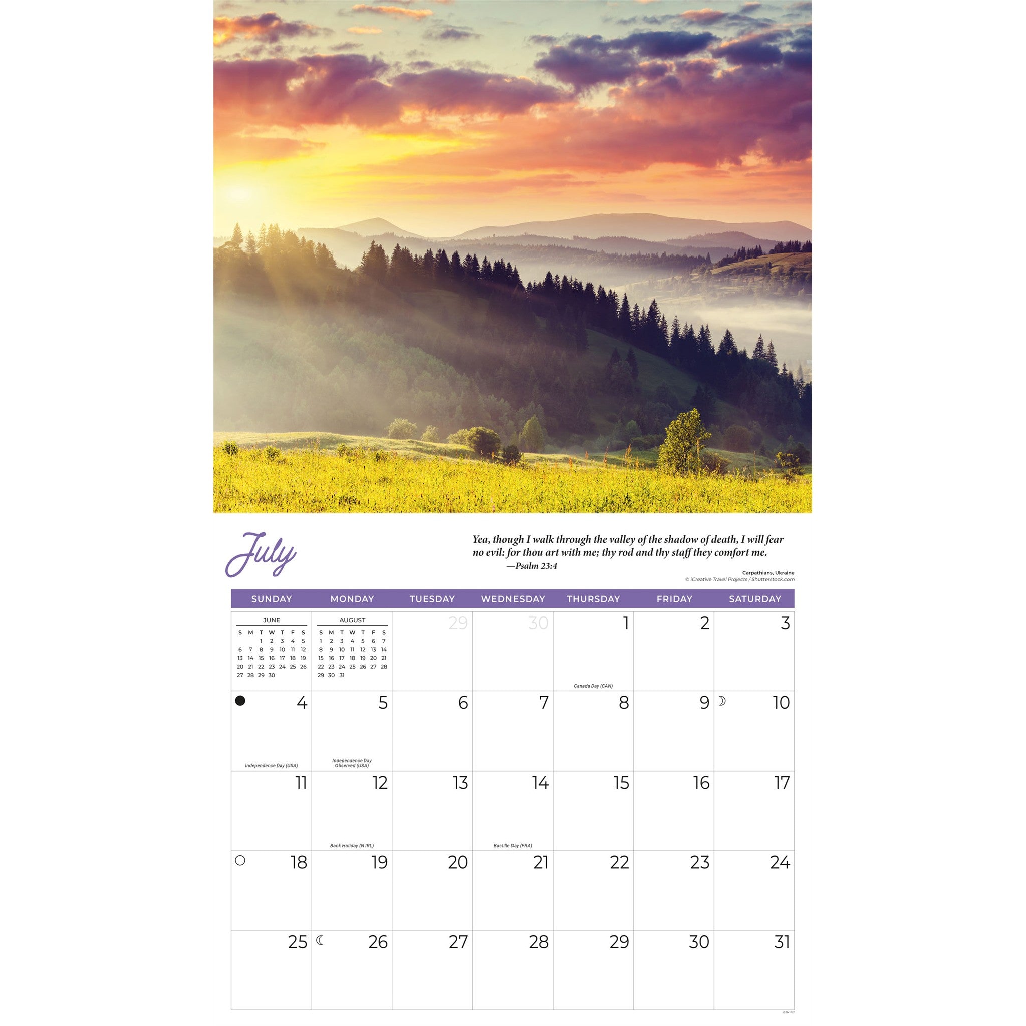 Psalms 2027 Wall Calendar