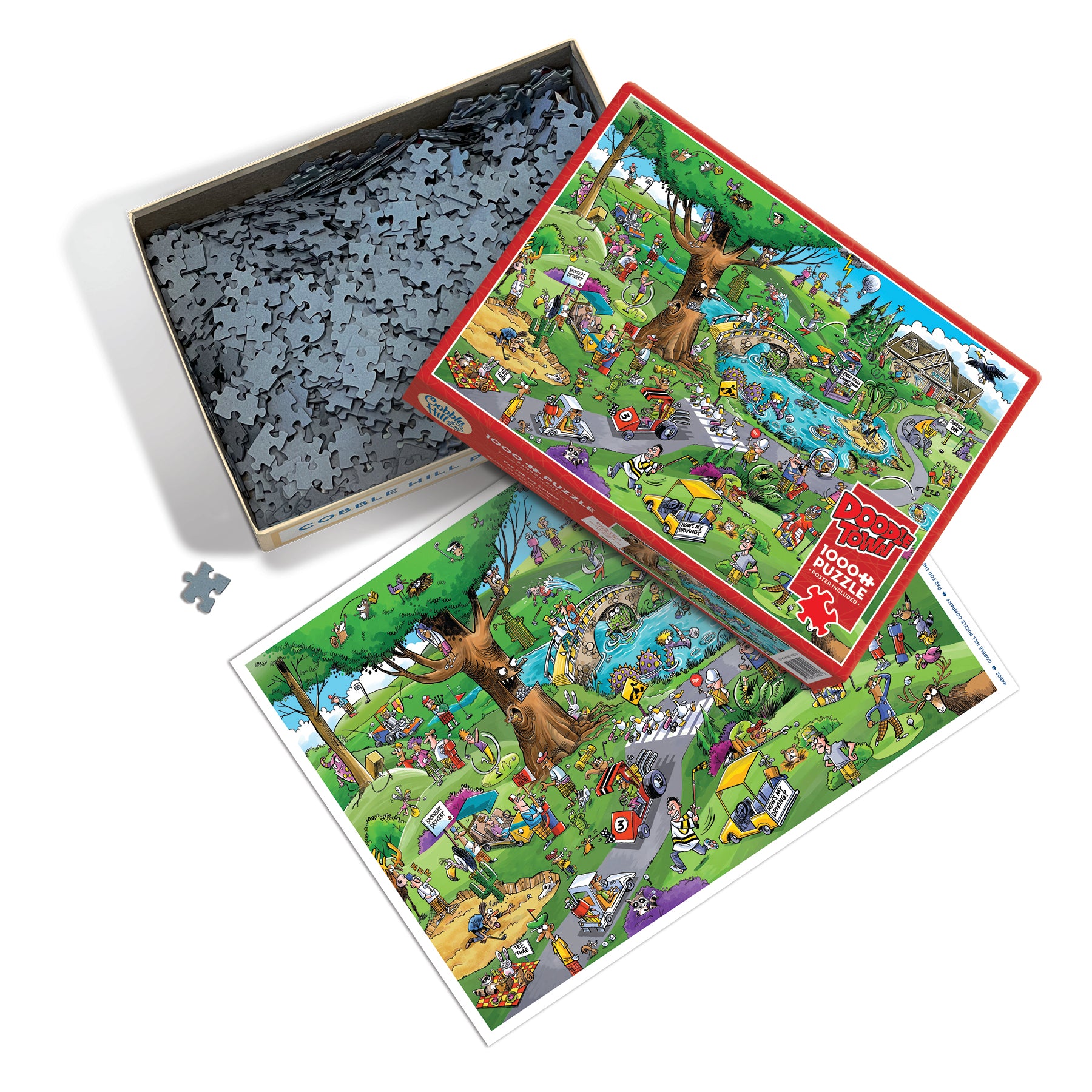 DoodleTown Par for the Course 1000 Piece Puzzle - Online Only