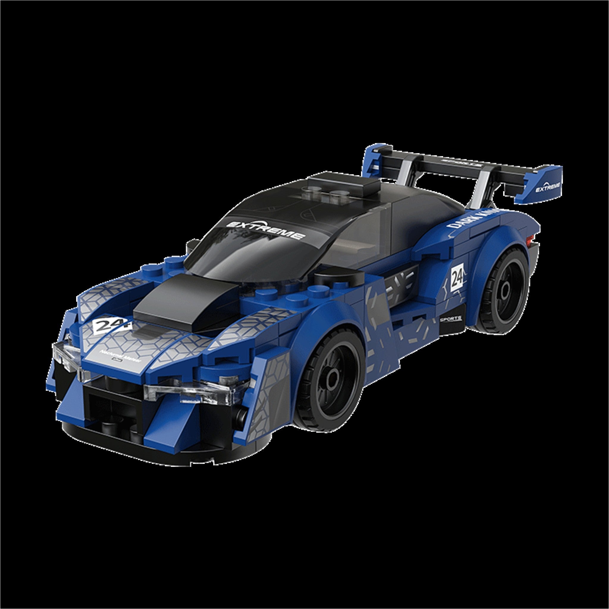 Blue Night Flash 162 Pieces