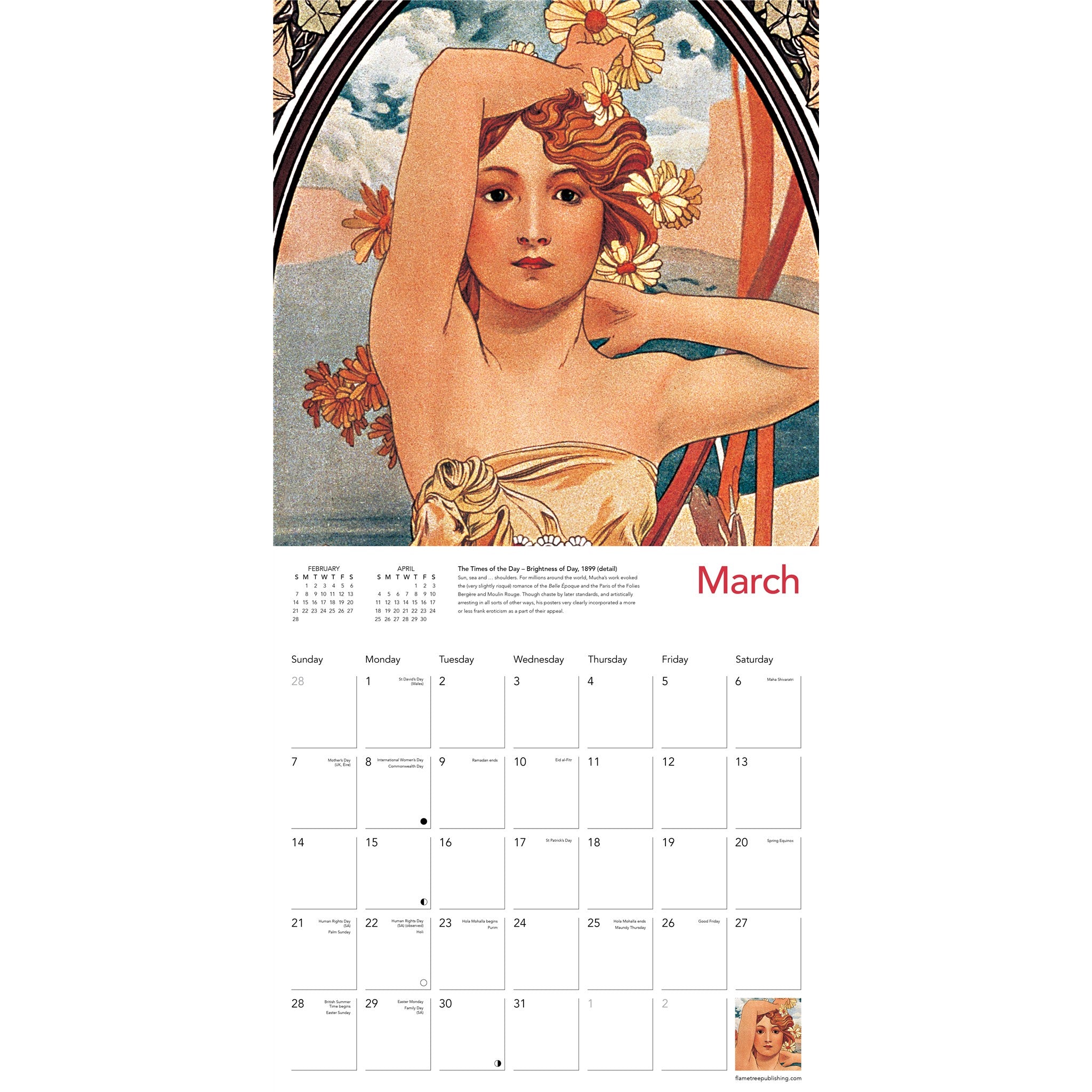 Alphonse Mucha 2027 Wall Calendar - Online Only