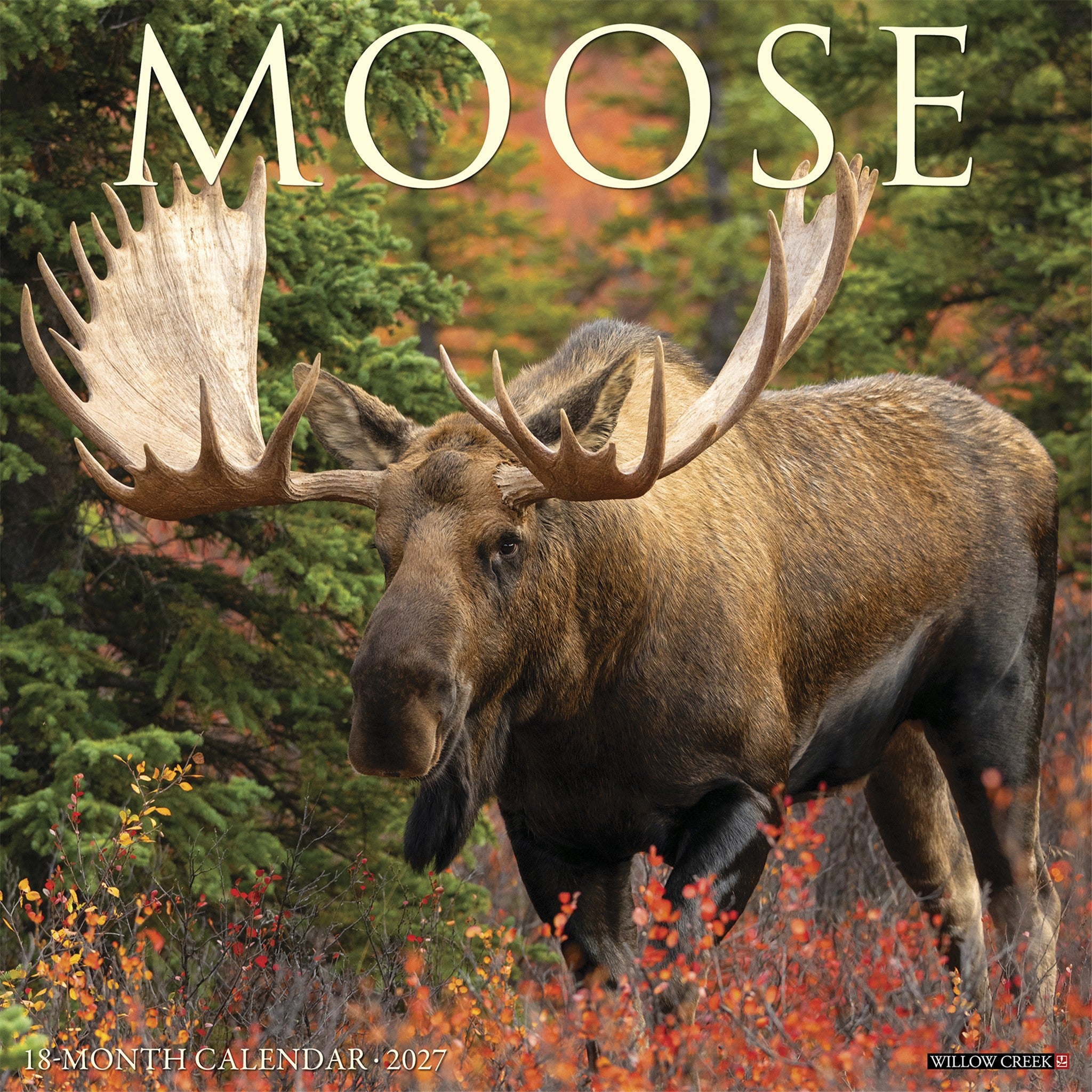 Moose 2027 Wall Calendar - Online Only