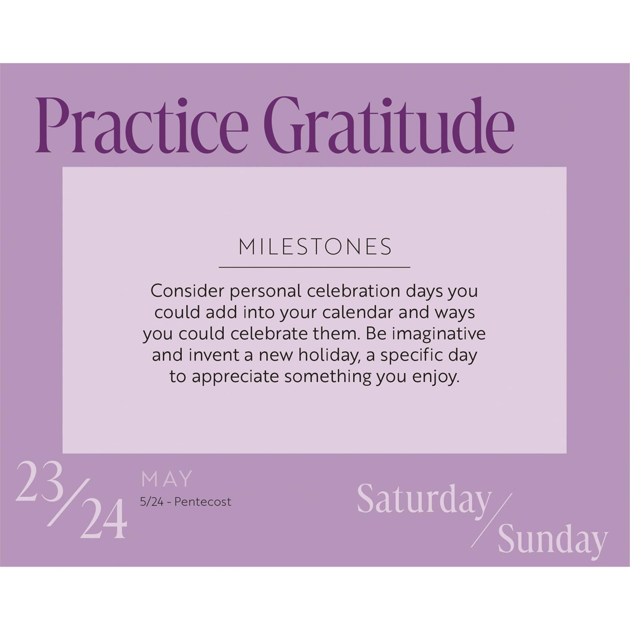 Gratitude Year Of 2026 Box Calendar