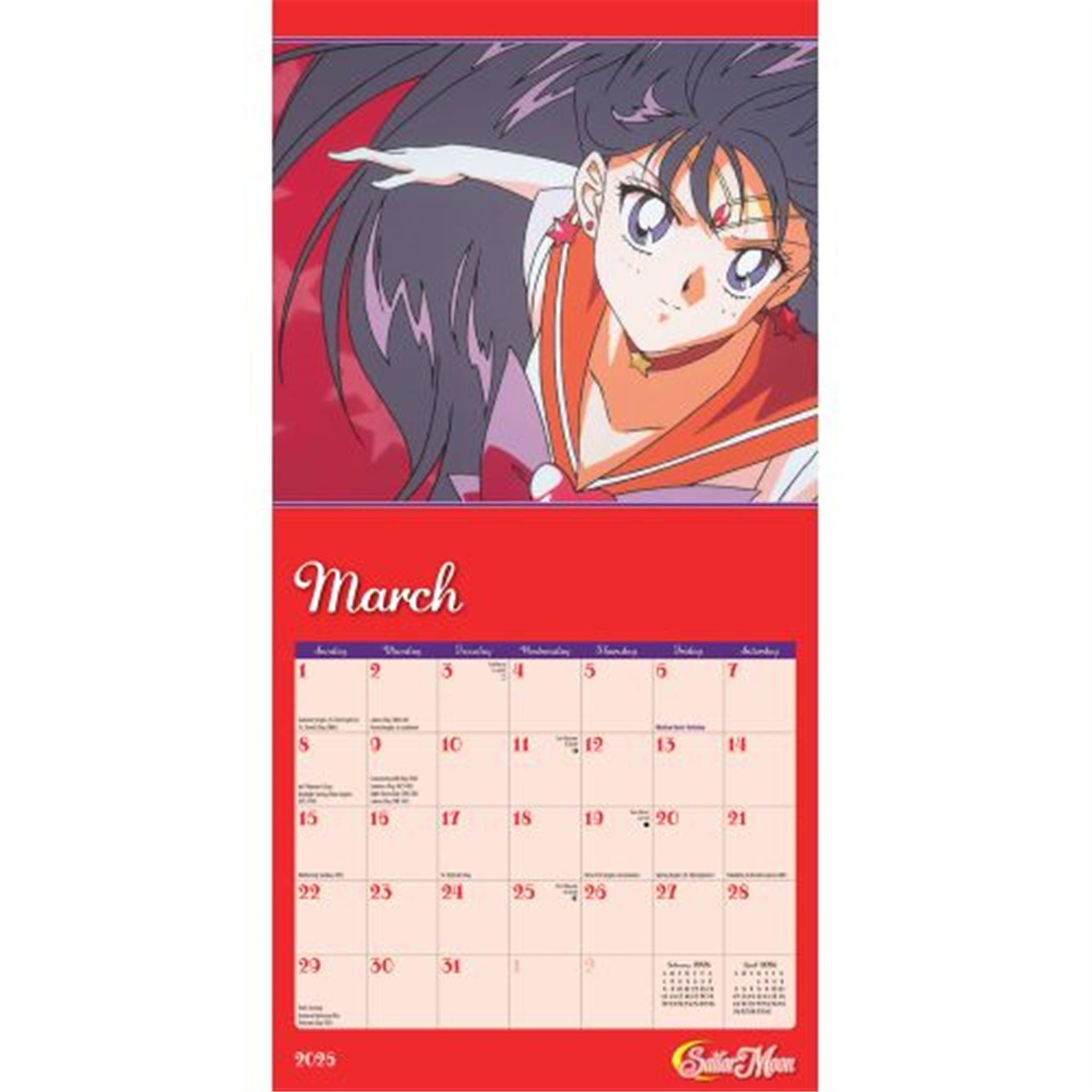 Sailor Moon 2026 Mini Calendar