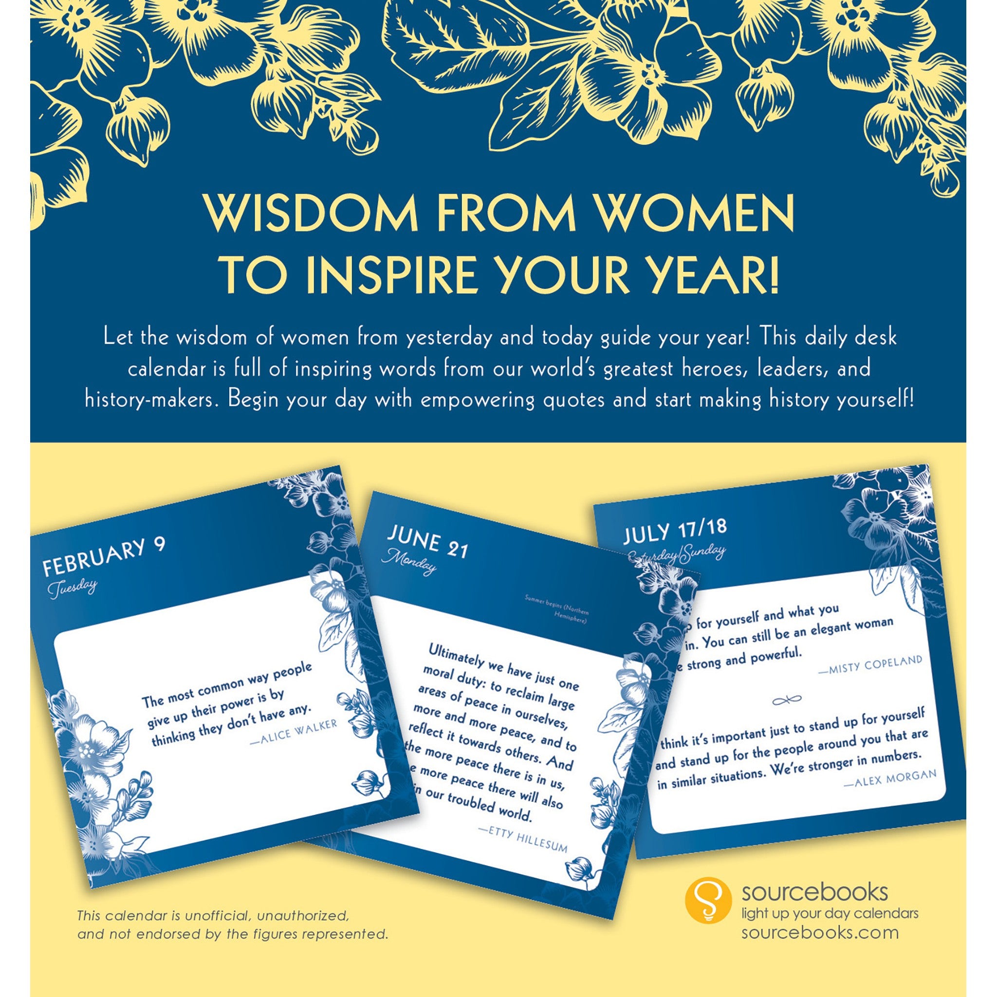 Great Quotes From Great Women 2027 Box Calendar - Online Only