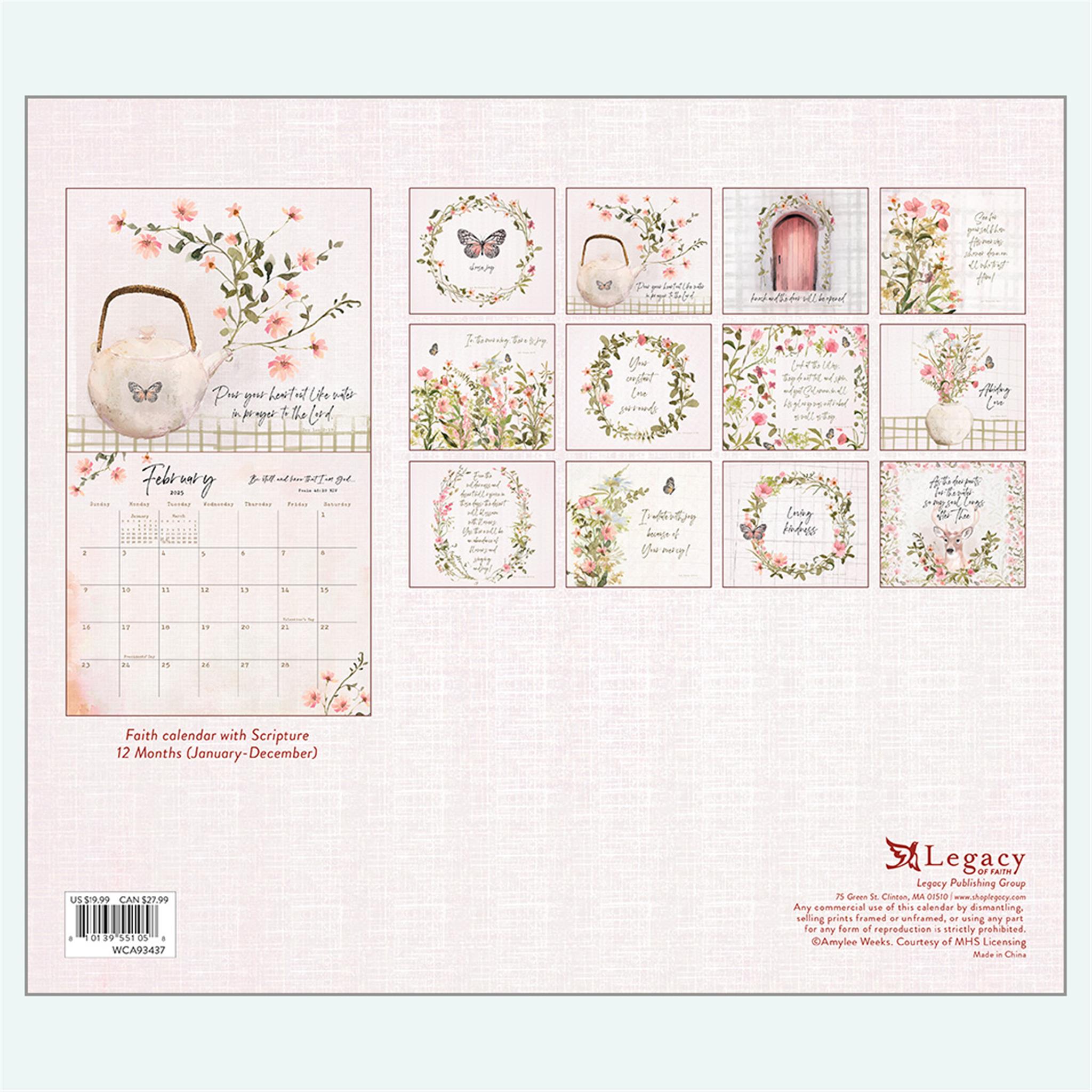 Be Still Wall 2025 Calendar