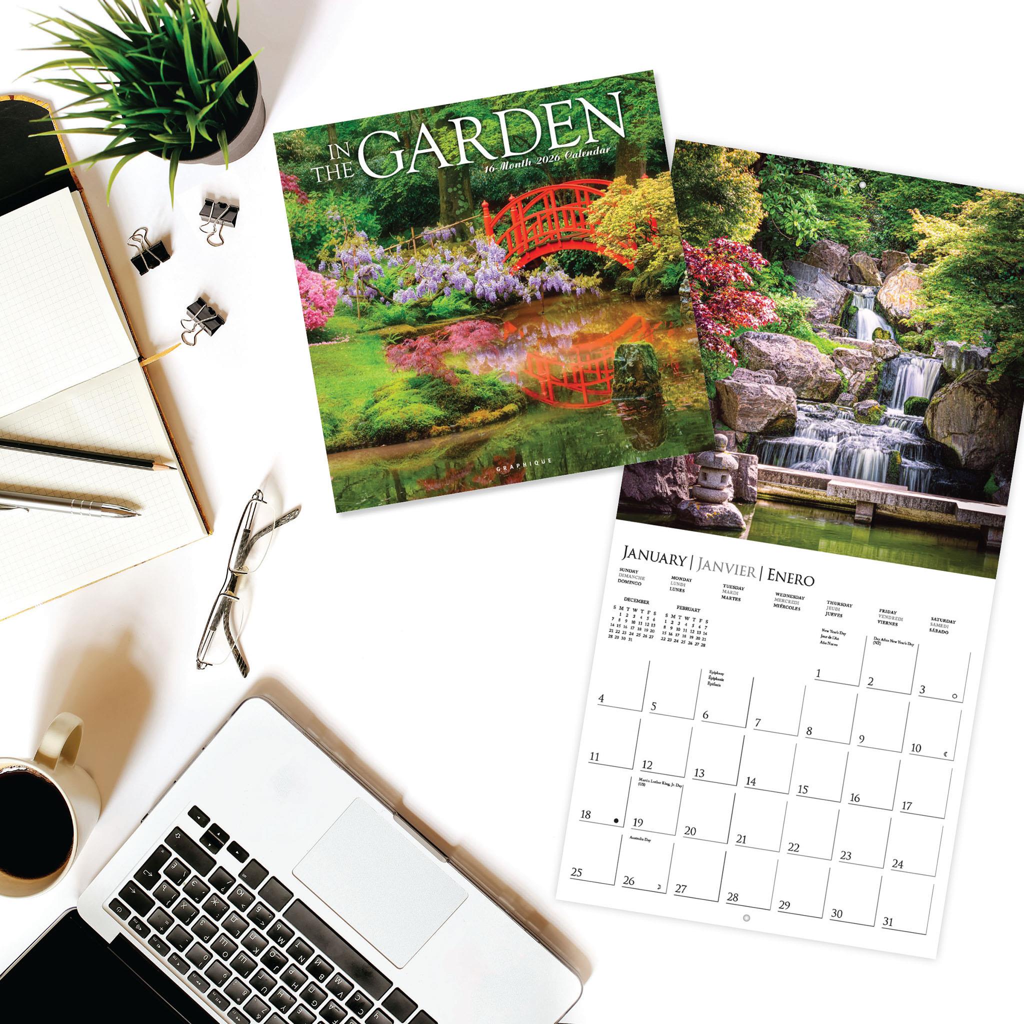 In The Garden 2026 Wall Calendar - Online Only