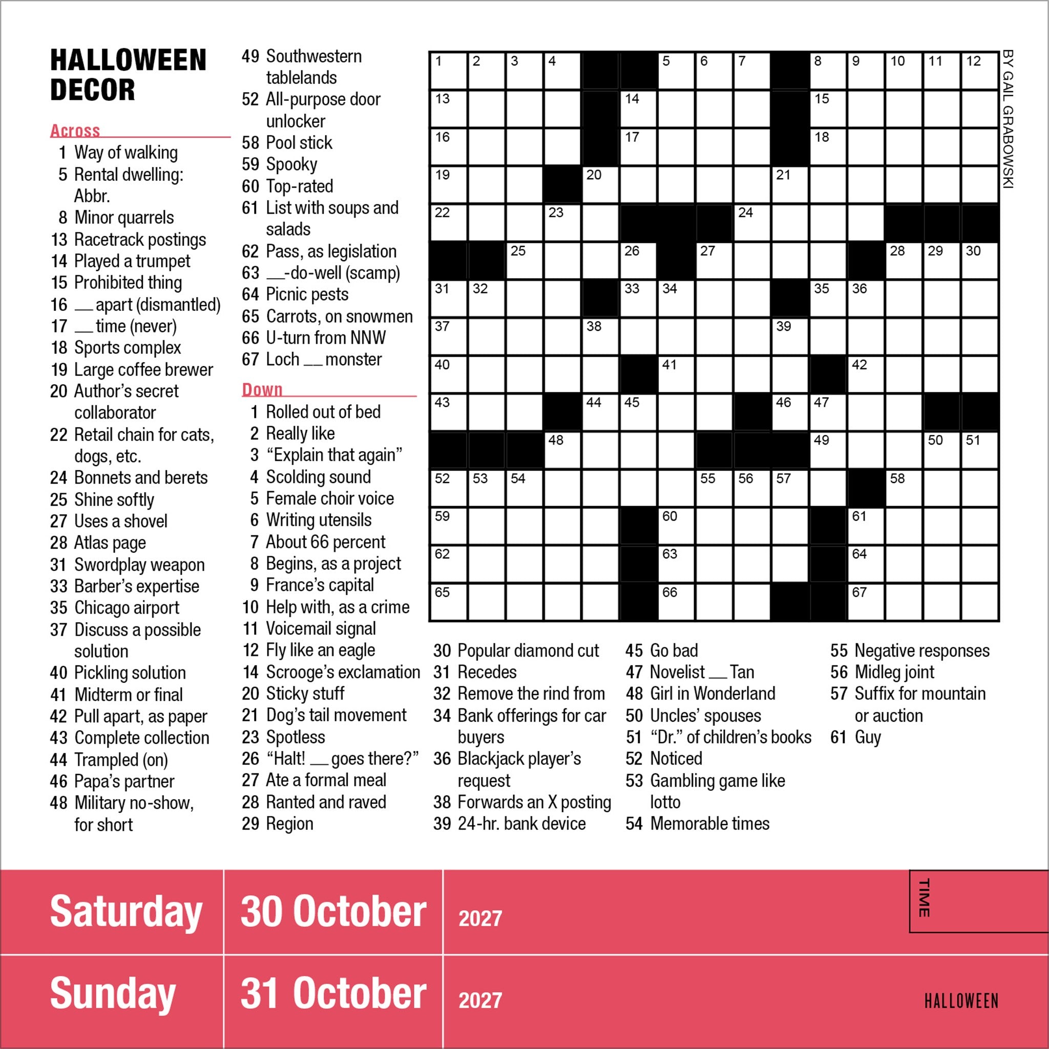 Mensa 10-Minute Crossword Puzzles 2027 Box Calendar