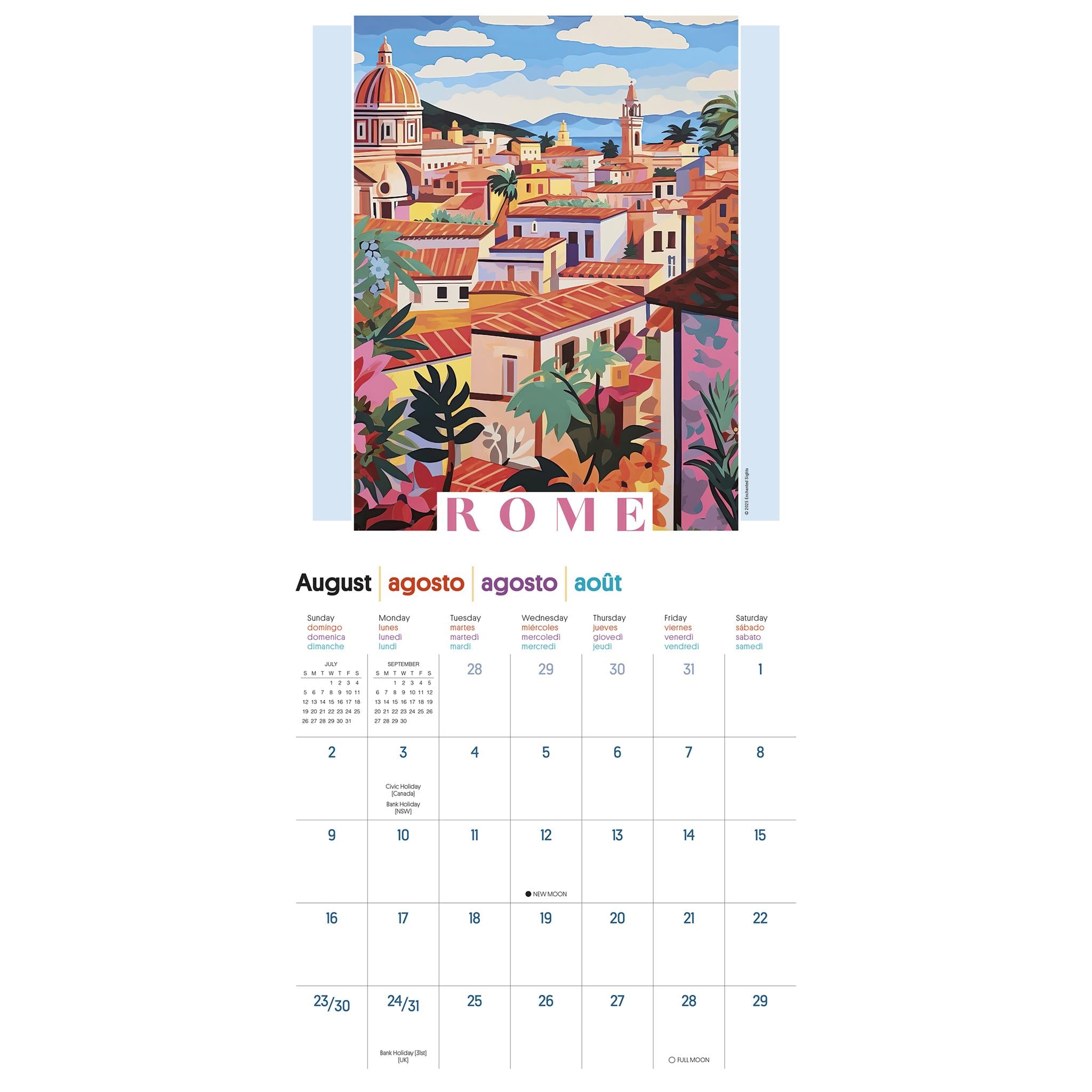 Art of Travel 2026 Wall Calendar - Online Only