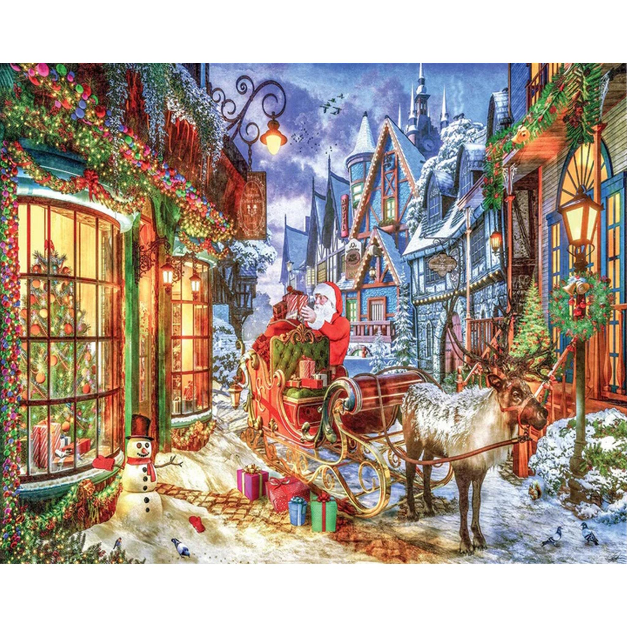 サンタ 1000枚セット White Mountain Puzzles Santa's Deliveries 1000 Piece Puzzle