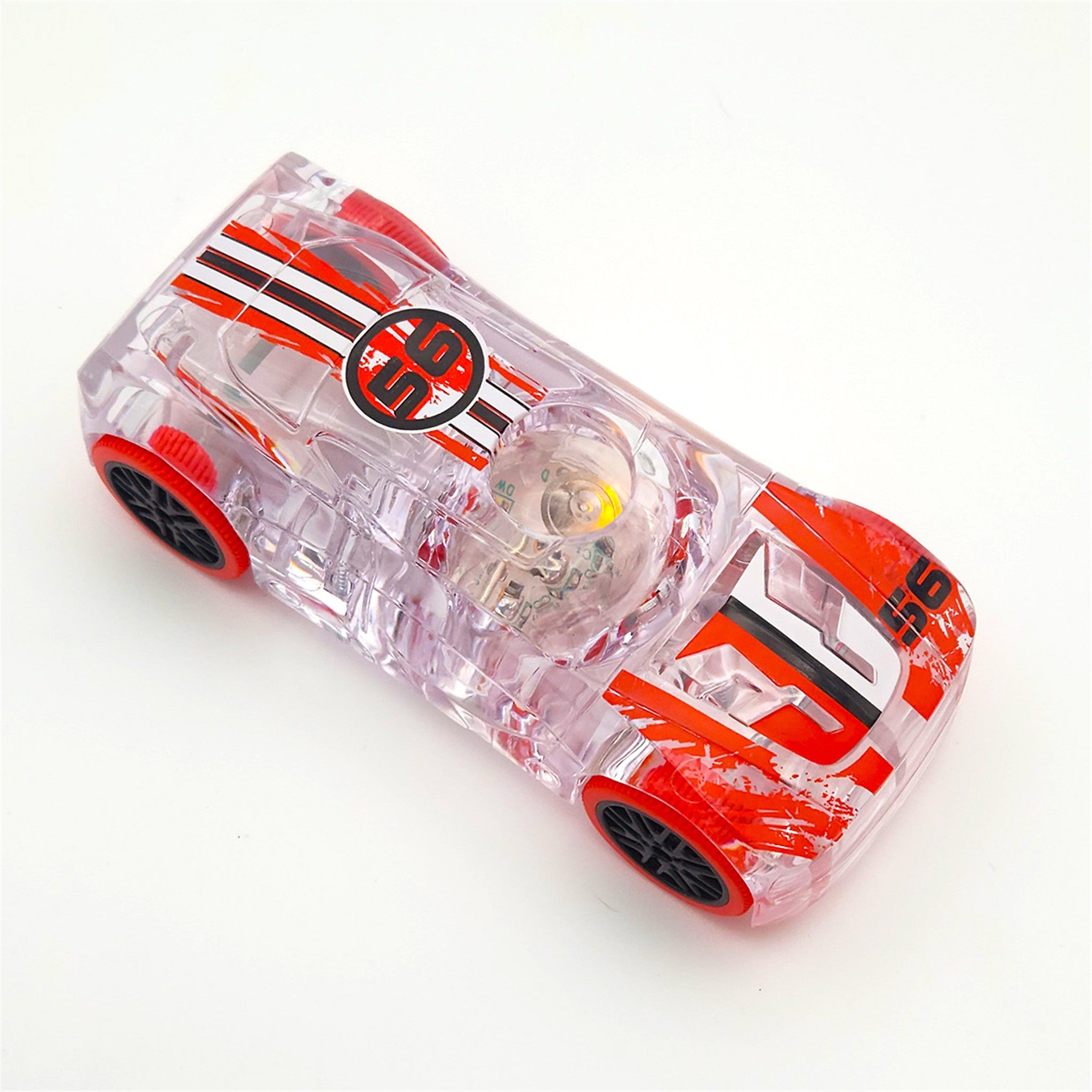 Red/Black Muscle Car Marble Racer