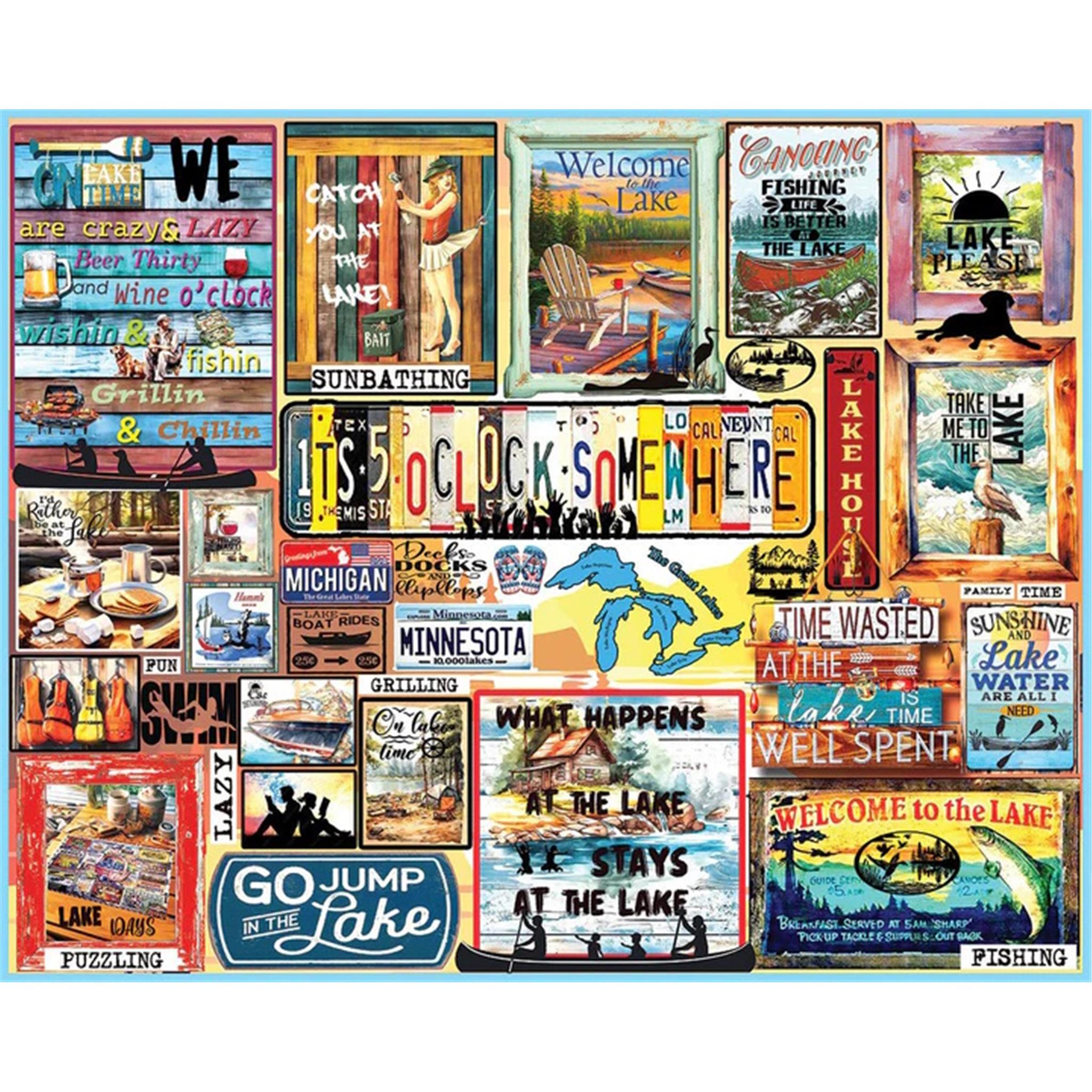 Lake Time 1000 Piece Puzzle