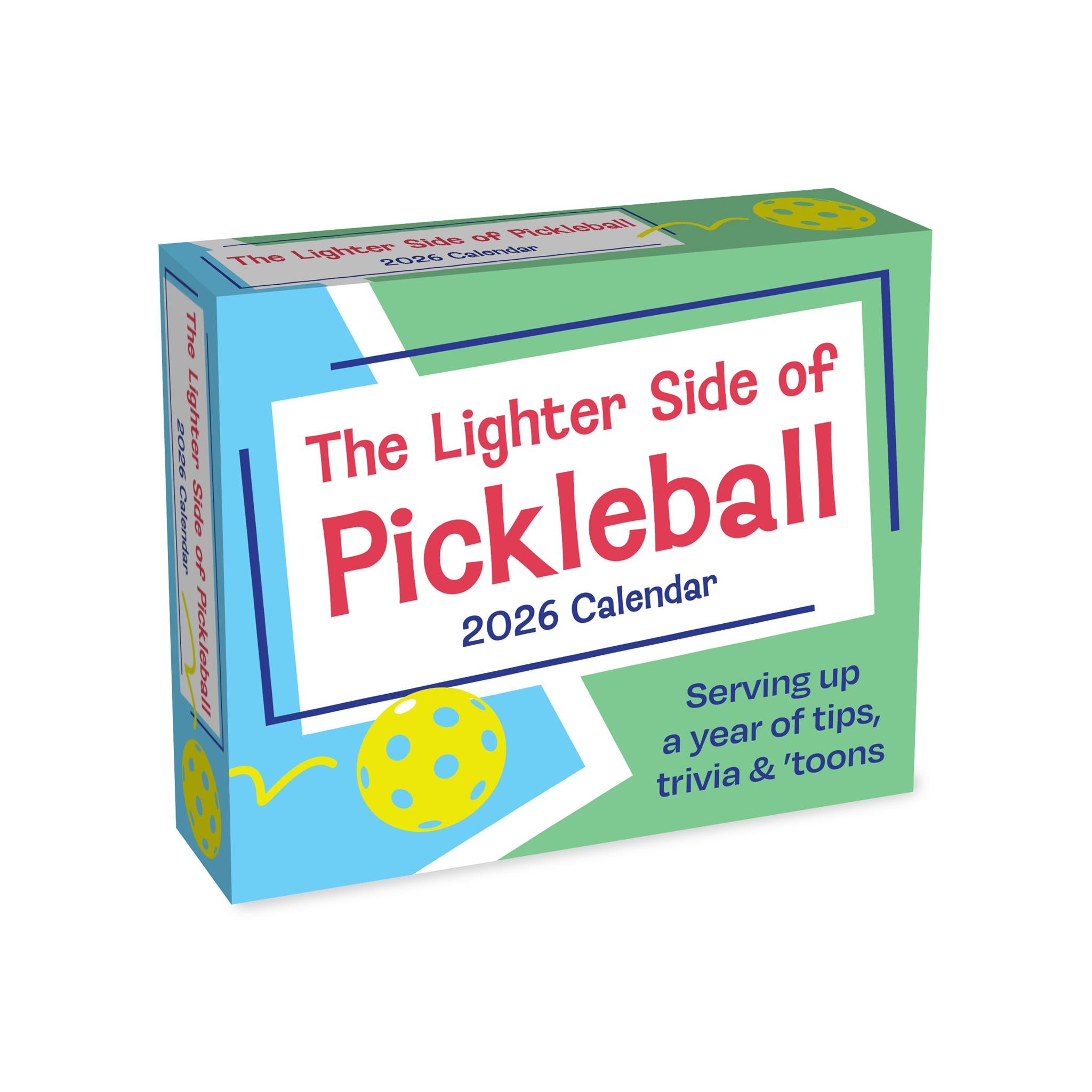 Lighter Side Of Pickleball 2026 Box Calendar - Online Only
