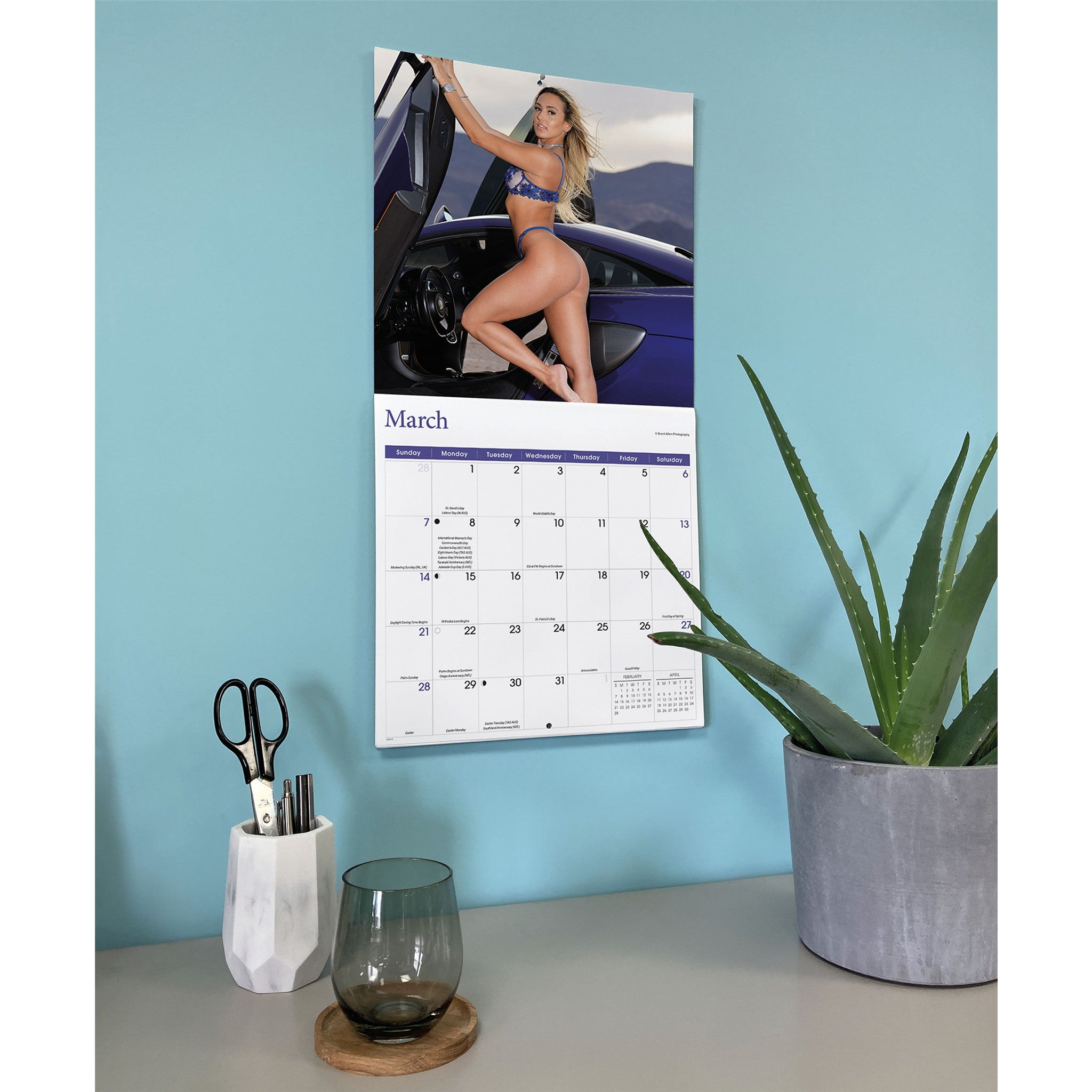 Lingerie 2027 Wall Calendar