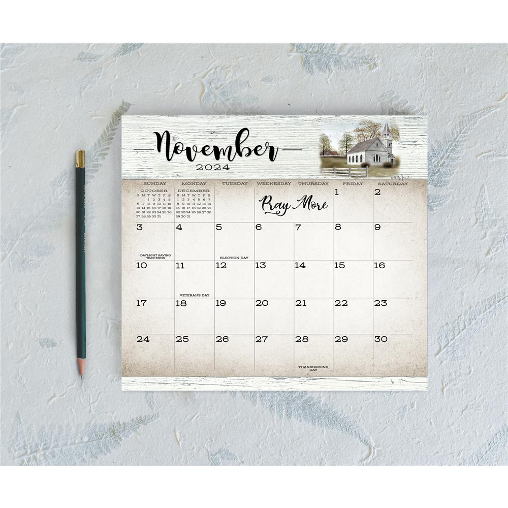 Farmhouse 2024 Magnetic Mini Calendar - Online Exclusive
