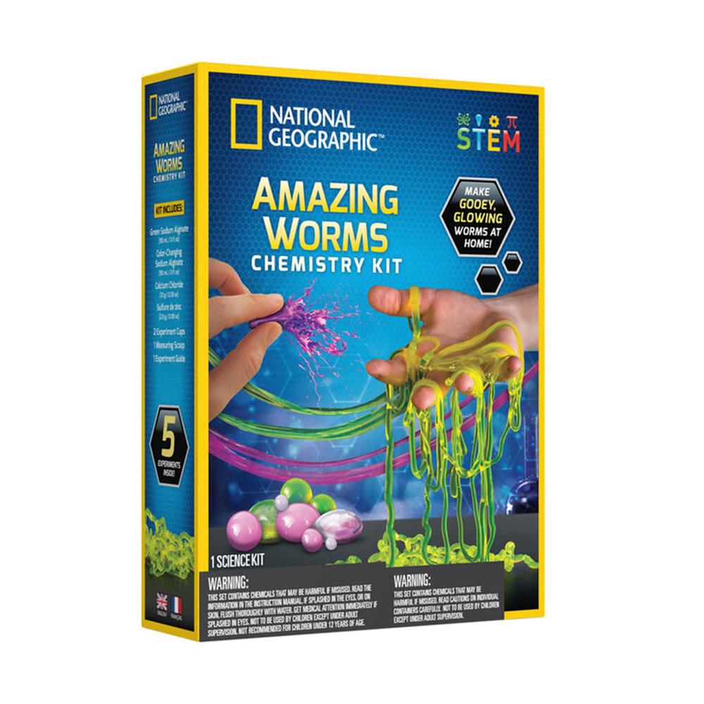 Amazing Worms Chemistry Kit National Geographic - Online Exclusive