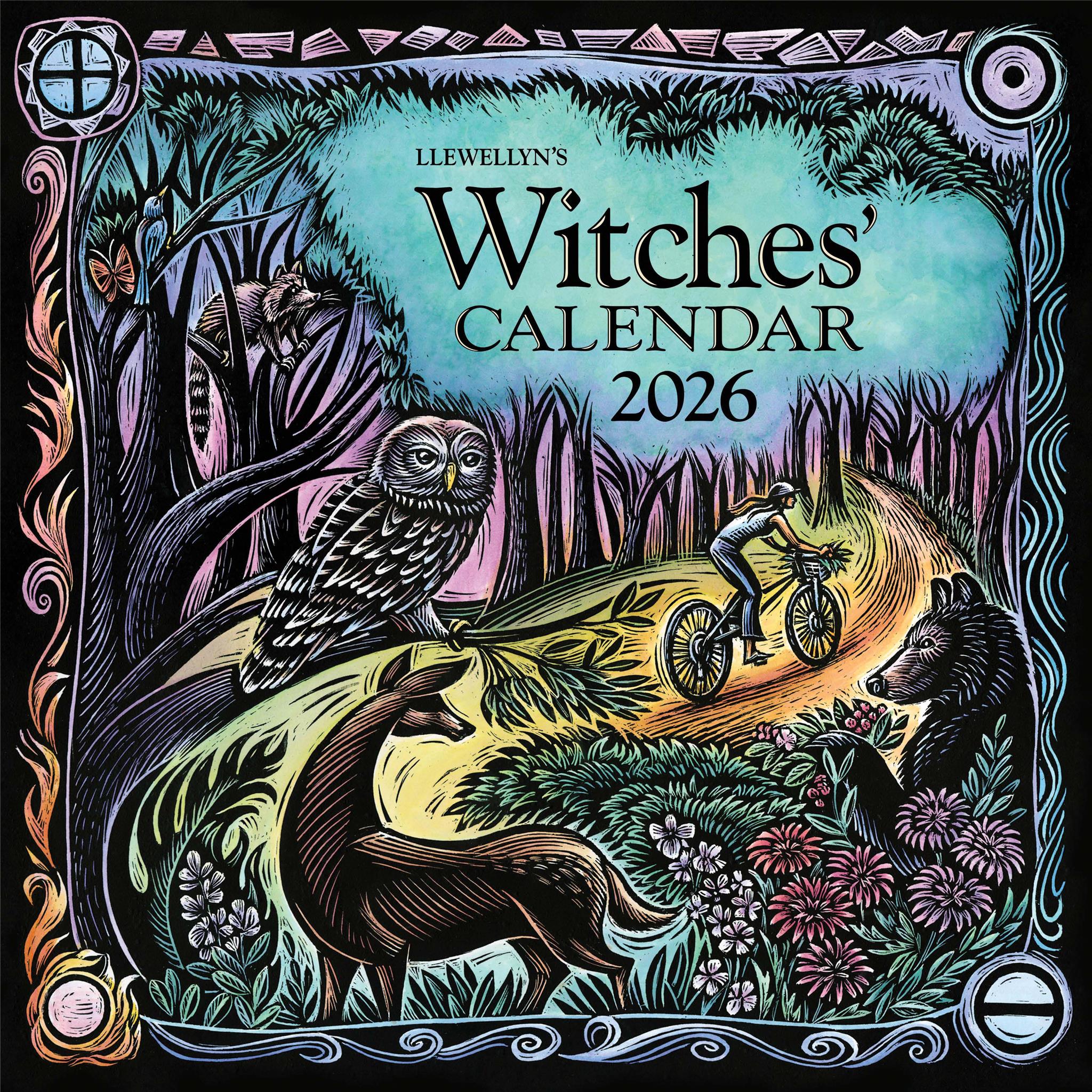 Witches 2026 Wall Calendar
