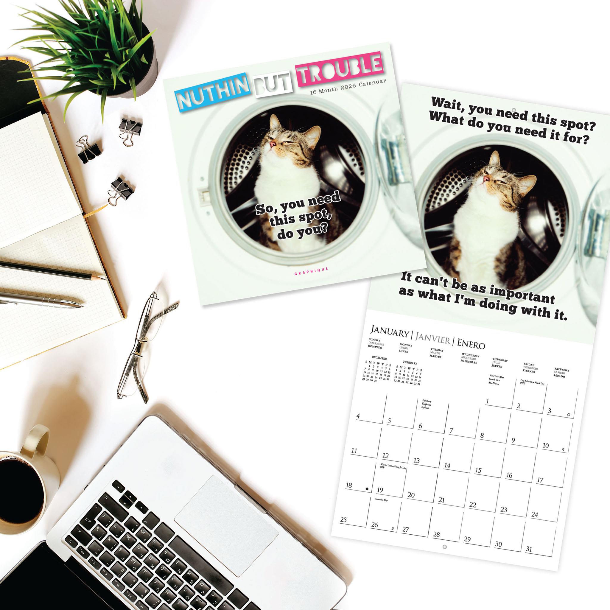 Nuthin' But Trouble 2026 Mini Calendar - Online Only