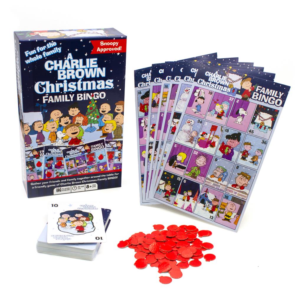 Charlie Brown Christmas Family Bingo - Online Exclusive