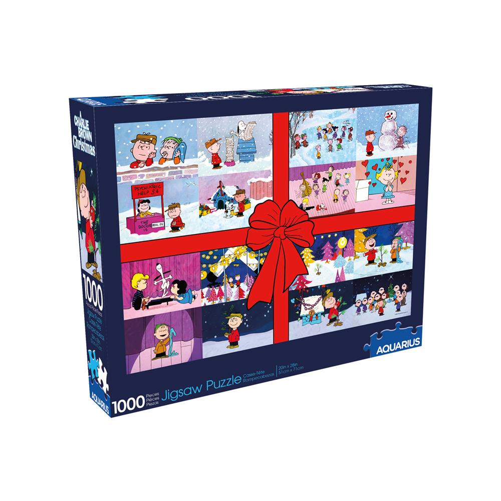 Peanuts Charlie Brown Christmas Present Jigsaw Puzzle (1000 Piece) - Online Exclusive