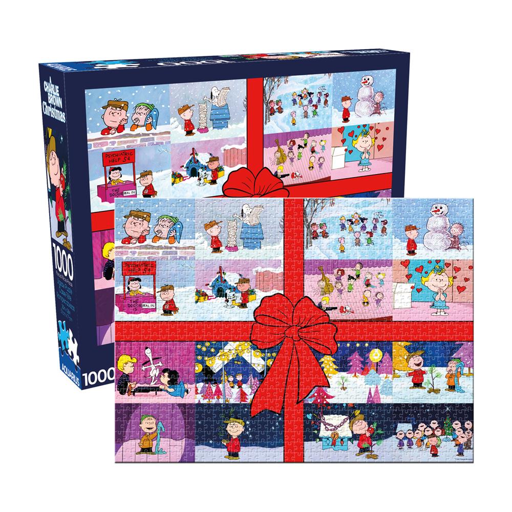 Peanuts Charlie Brown Christmas Present Jigsaw Puzzle (1000 Piece) - Online Exclusive