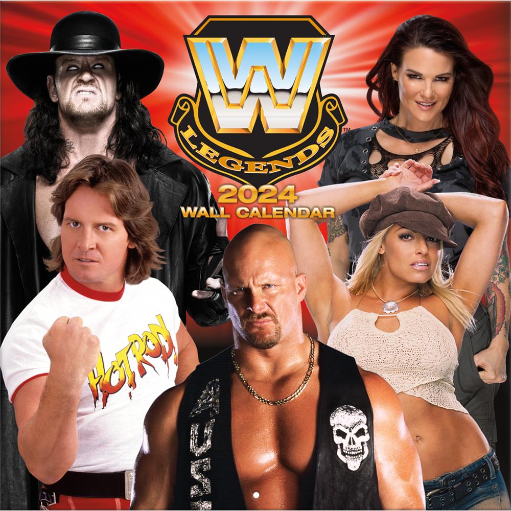 WWE Legends 2024 Wall Calendar product image