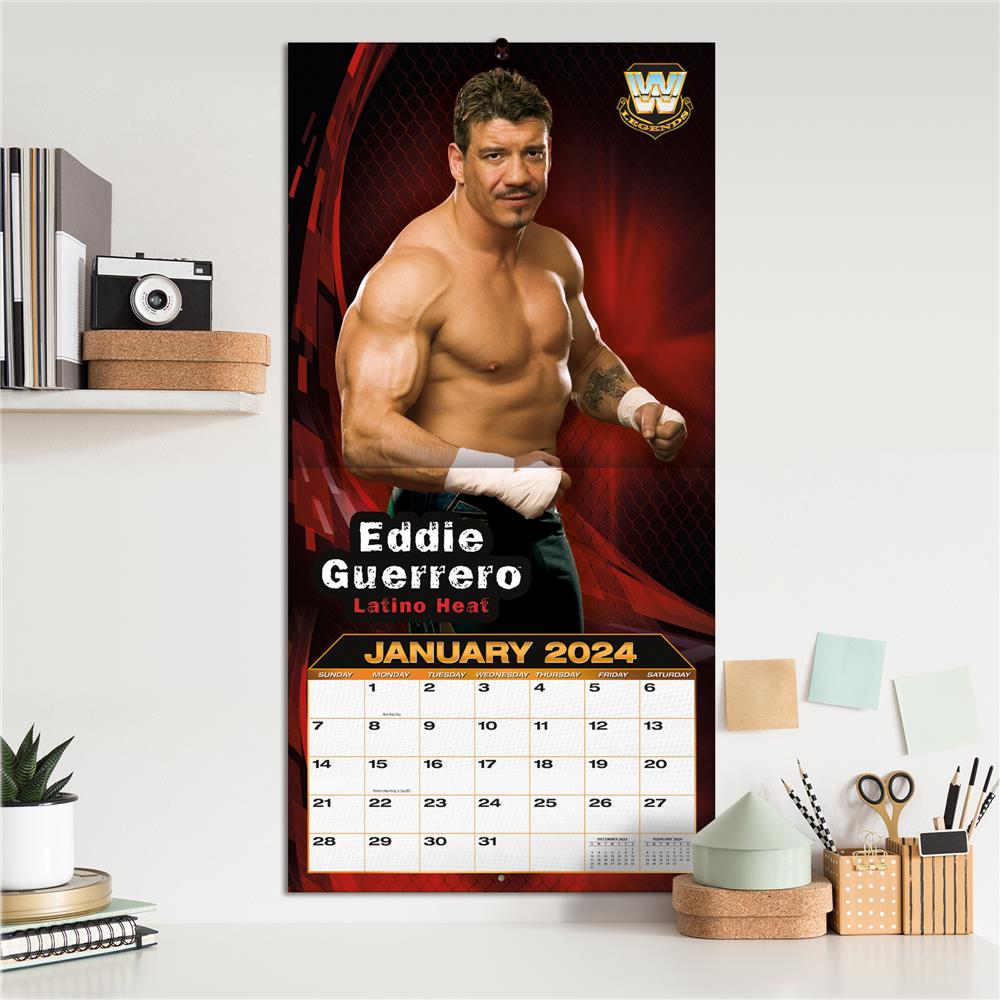 WWE Legends 2024 Wall Calendar product image
