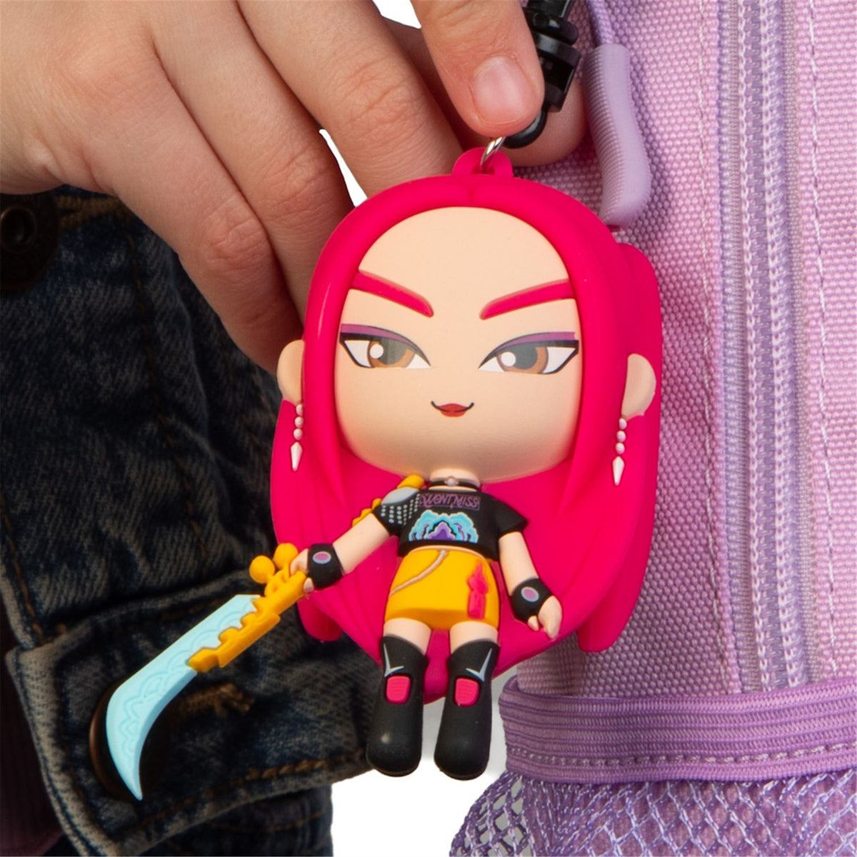 K-Pop Demon Hunters Blind‑Pack Bag Clips